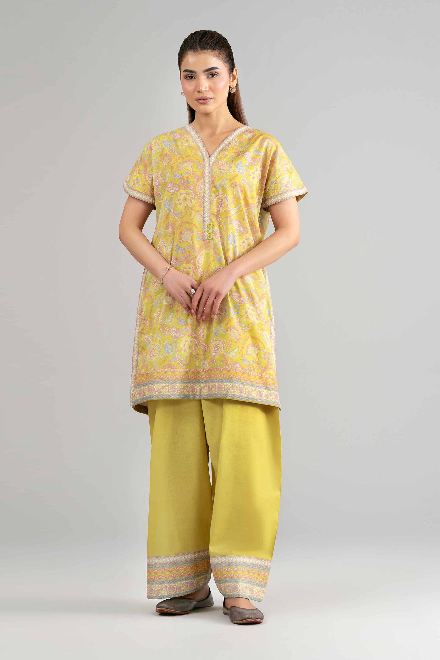 3 Piece Embroidered Organza Suit
