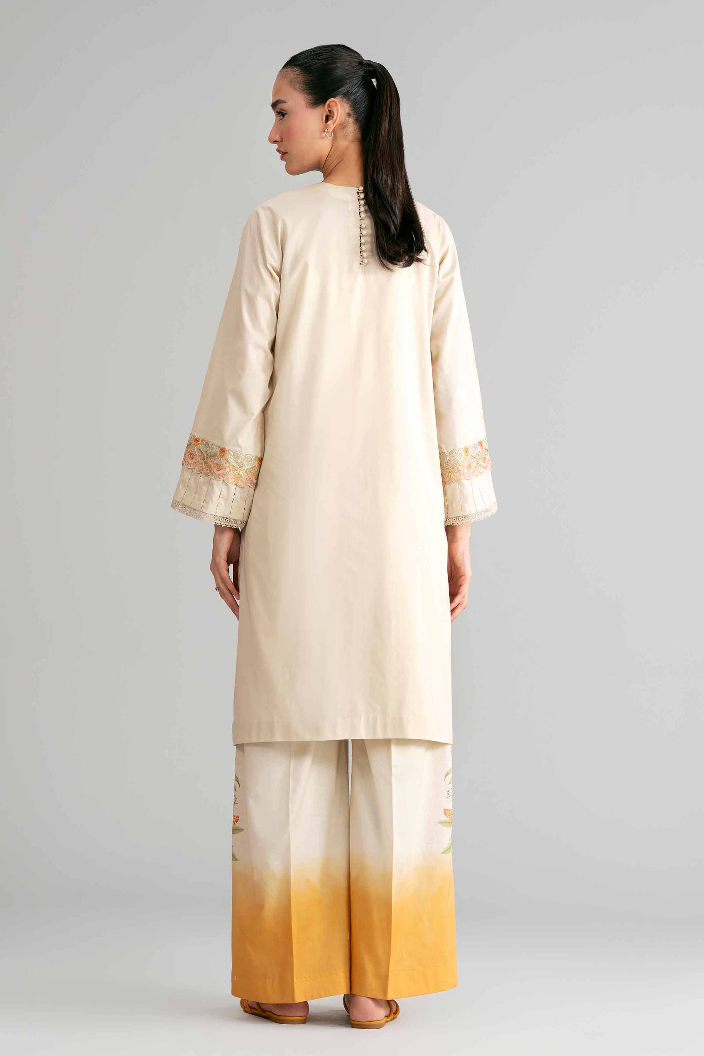 2 Piece - Digital Printed Embroidered Suit - 42601415
