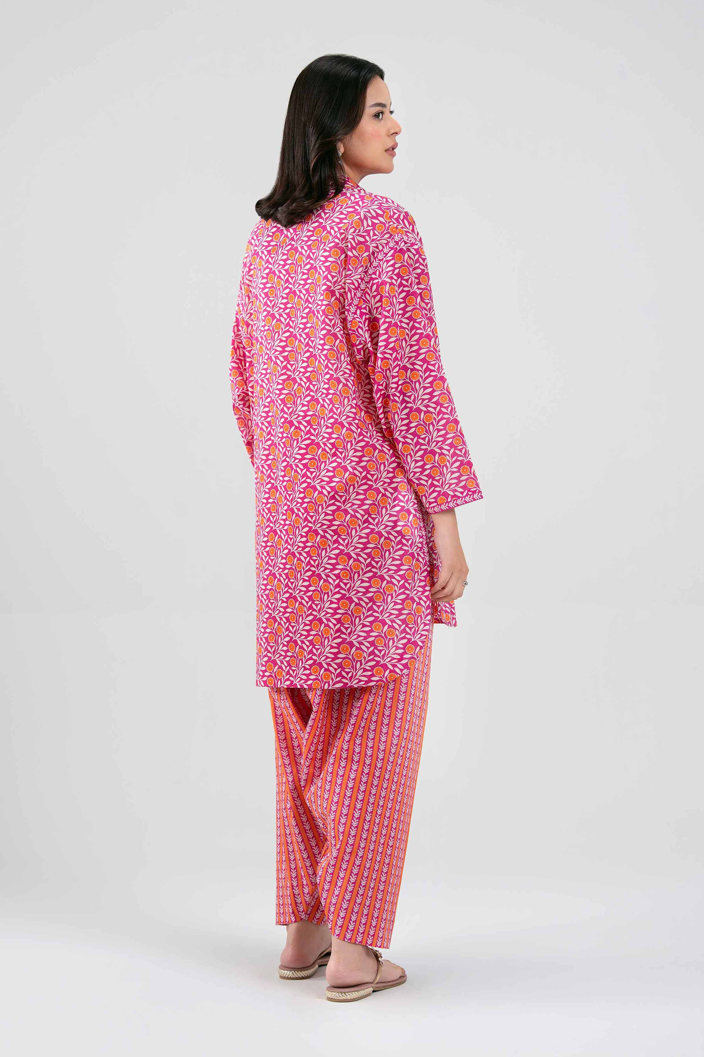 3 Piece Embroidered Shimmer Silk Suit
