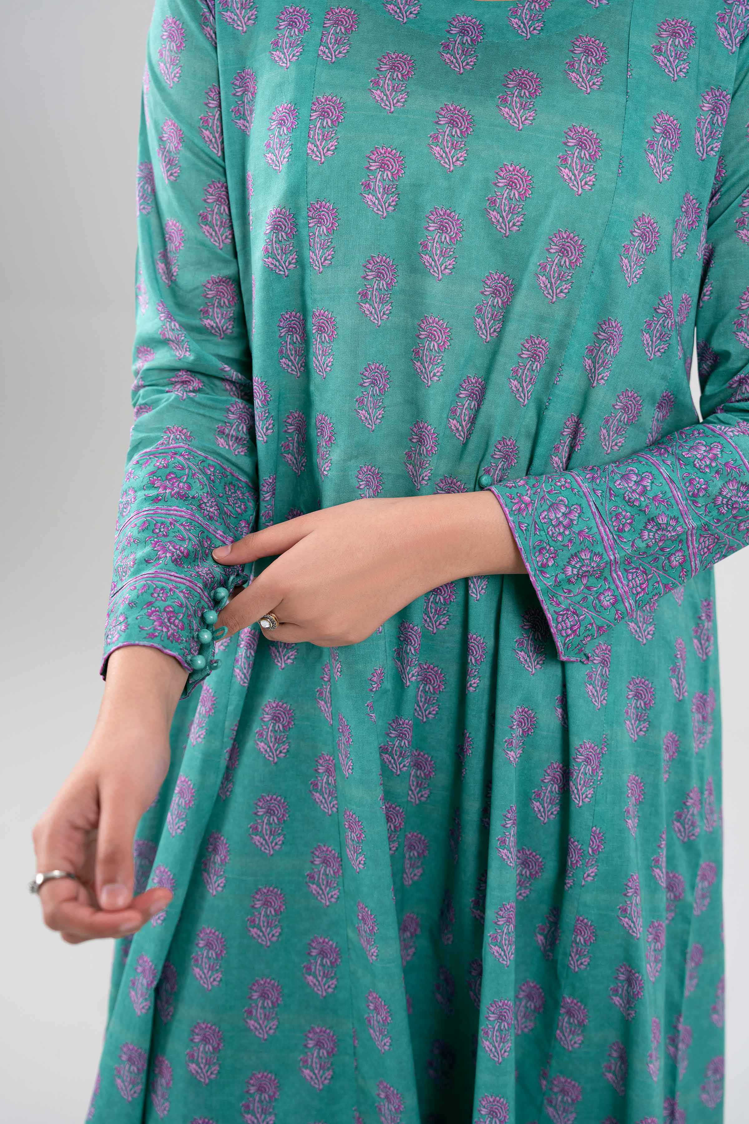3 Piece Embroidered Dobby Suit