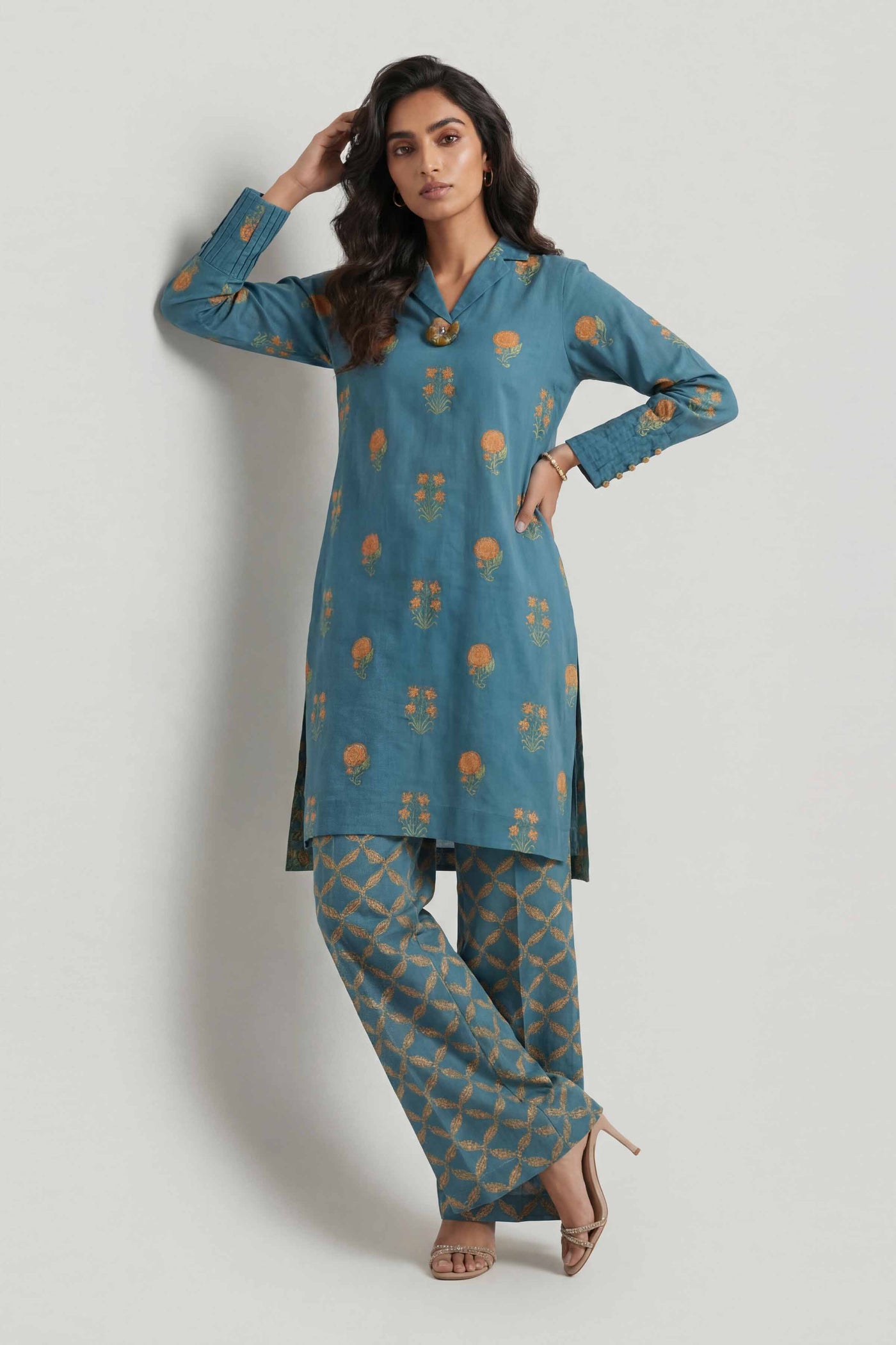 Embroidered Lawn Fabric (3Pcs)