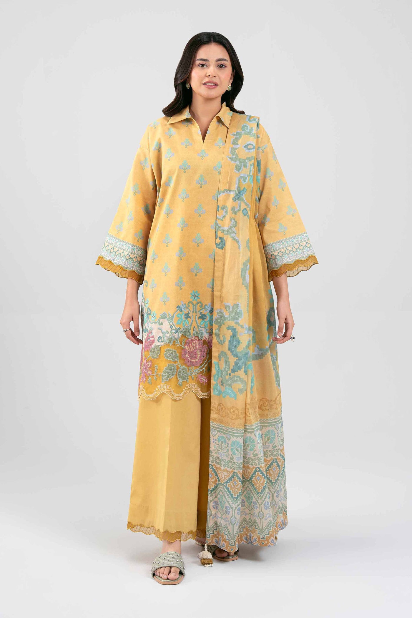 2 Piece Embroidered Lawn Suit