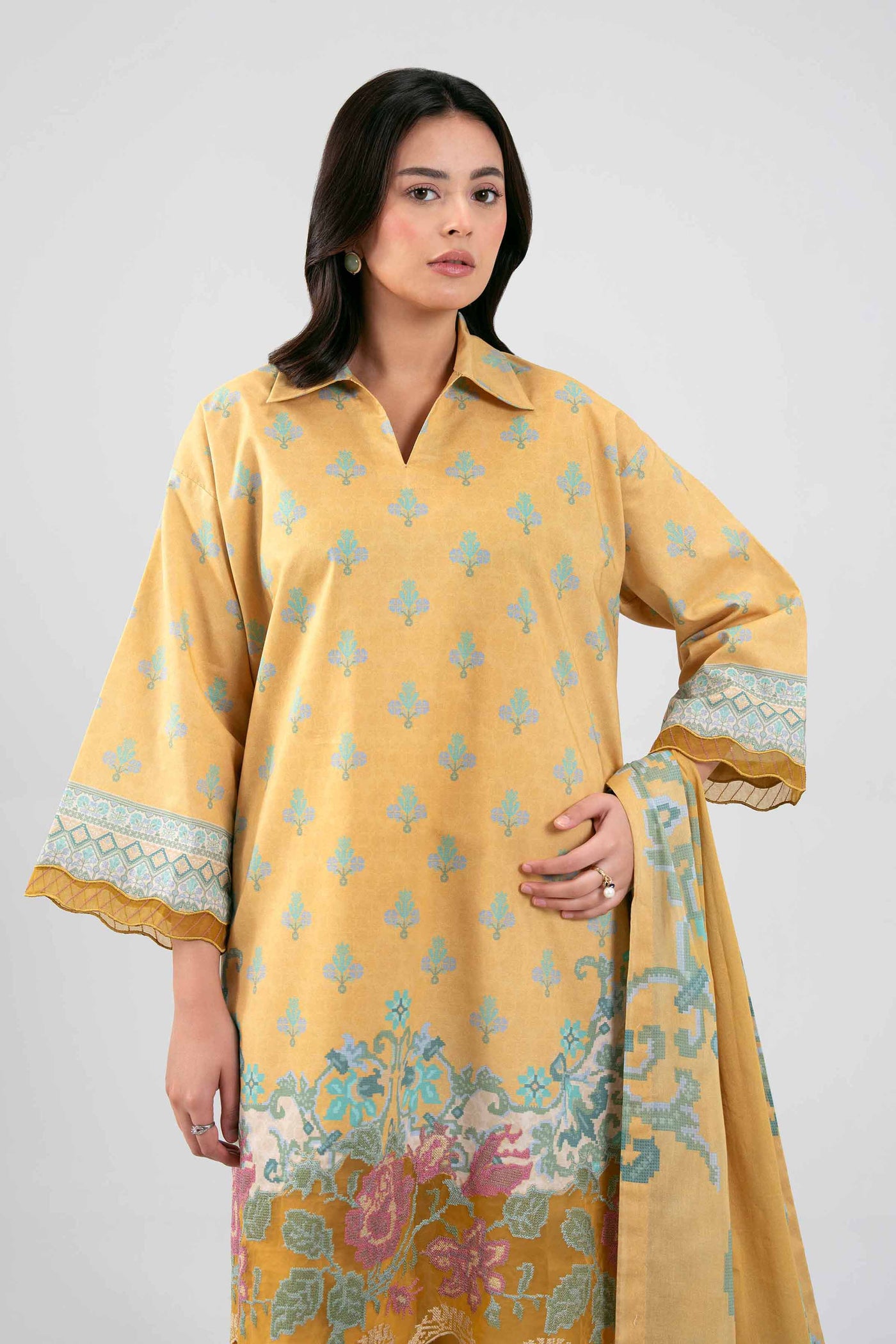 2 Piece Embroidered Lawn Suit