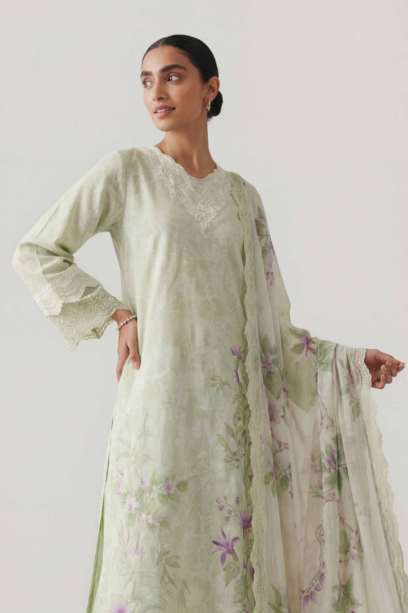 3 Piece Embroidered Lawn Suit