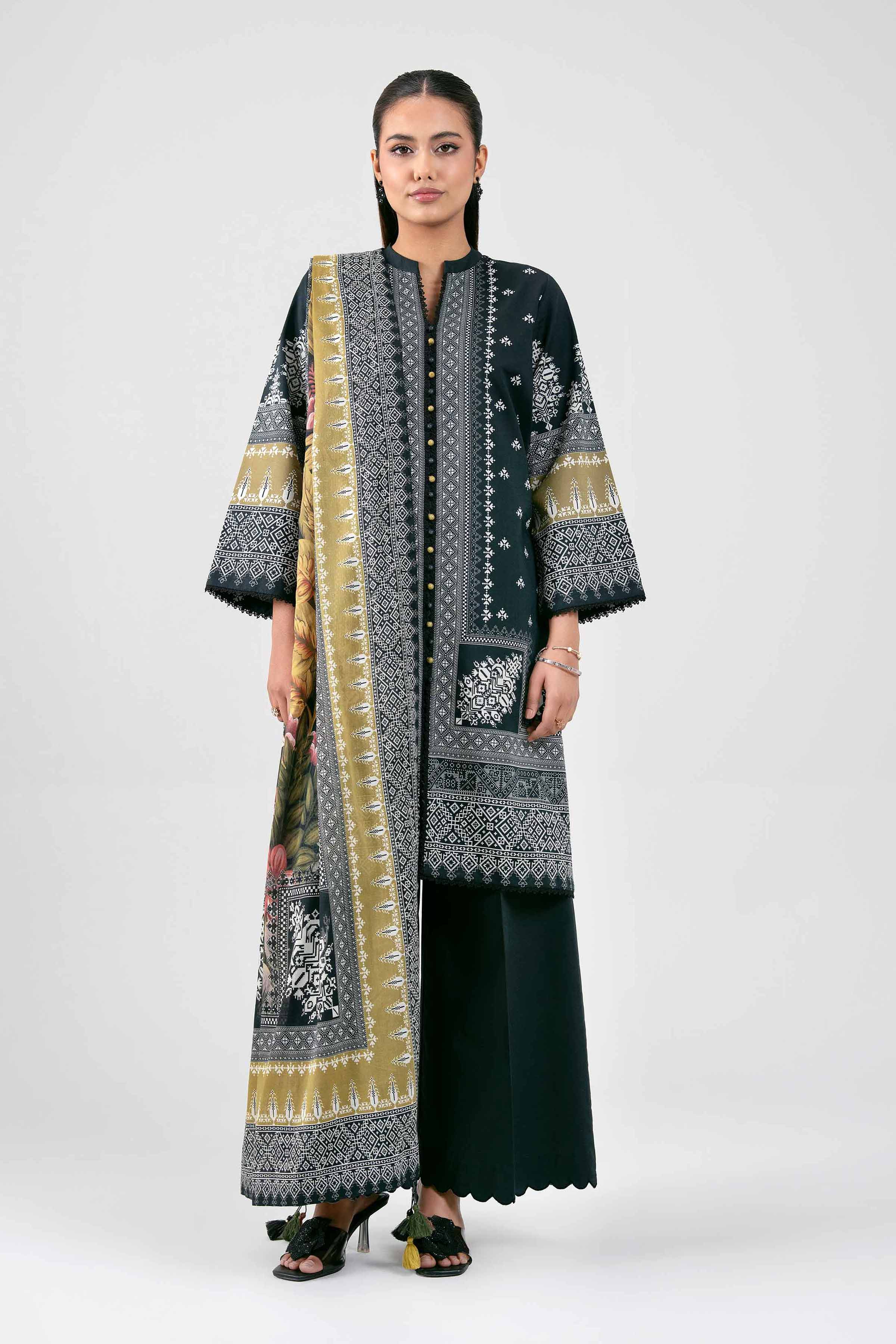 3 Piece - Digital Printed Suit - 42601466