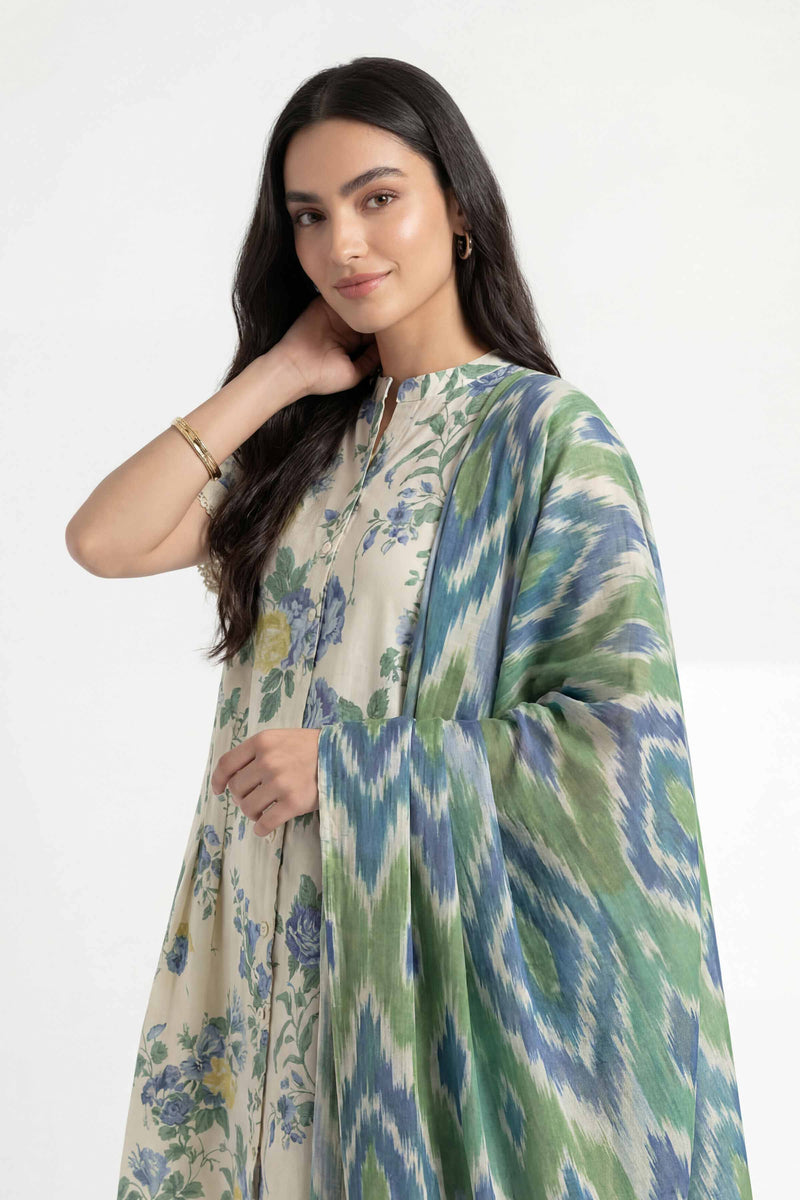 3 Piece - Digital Printed Suit - 42601478
