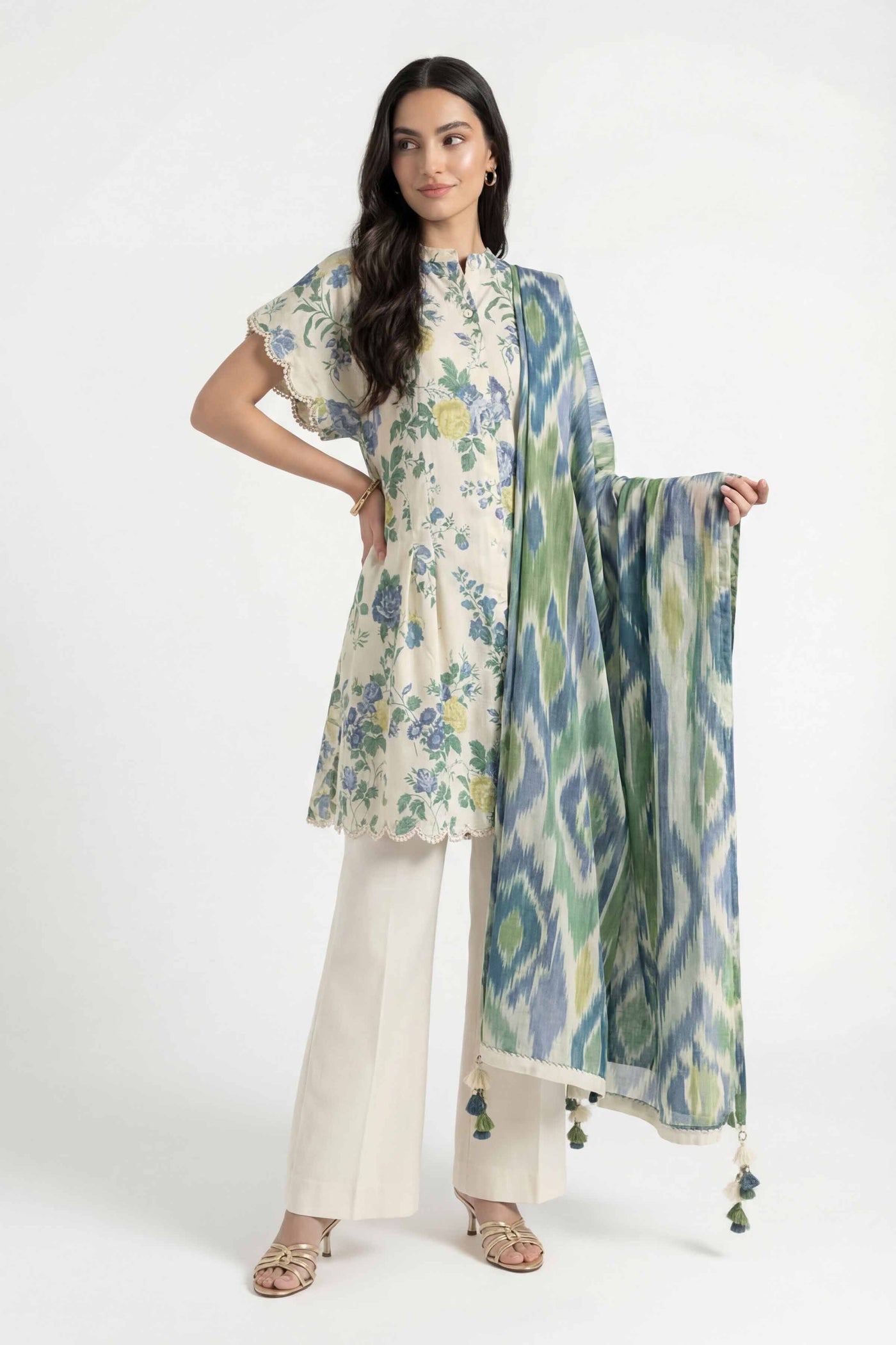 2 Piece Embroidered Lawn Suit