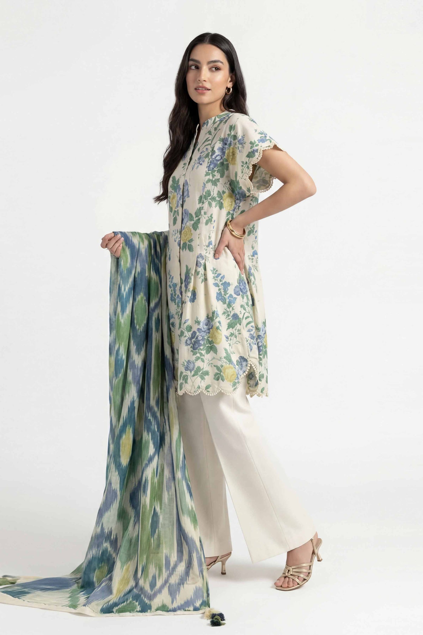 2 Piece Embroidered Lawn Suit
