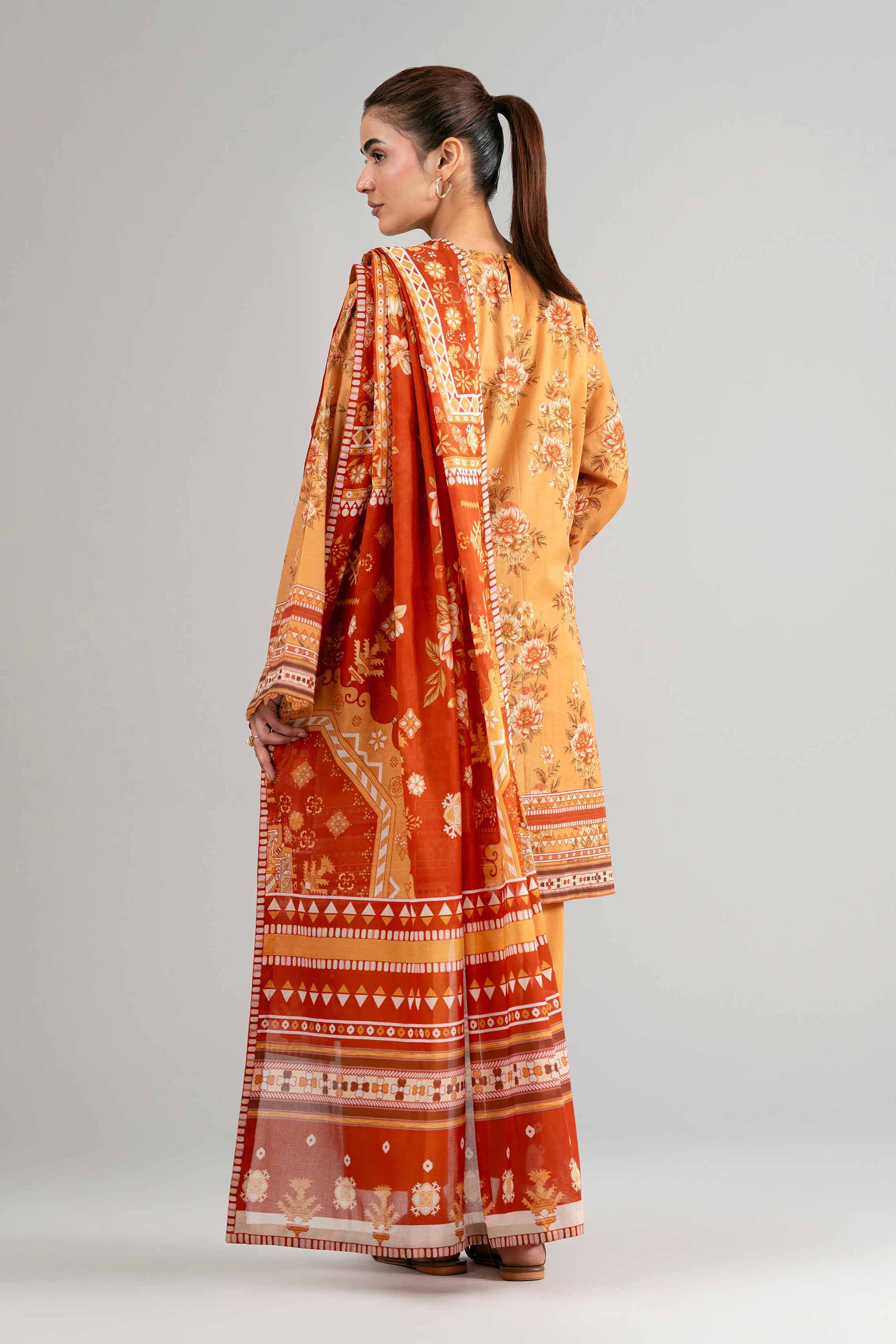 3 Piece - Digital Printed Suit - 42601481