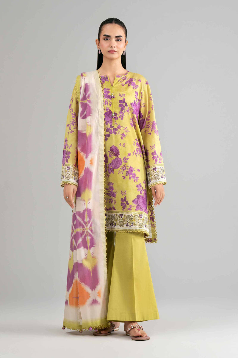 3 Piece - Digital Printed Suit - 42601482