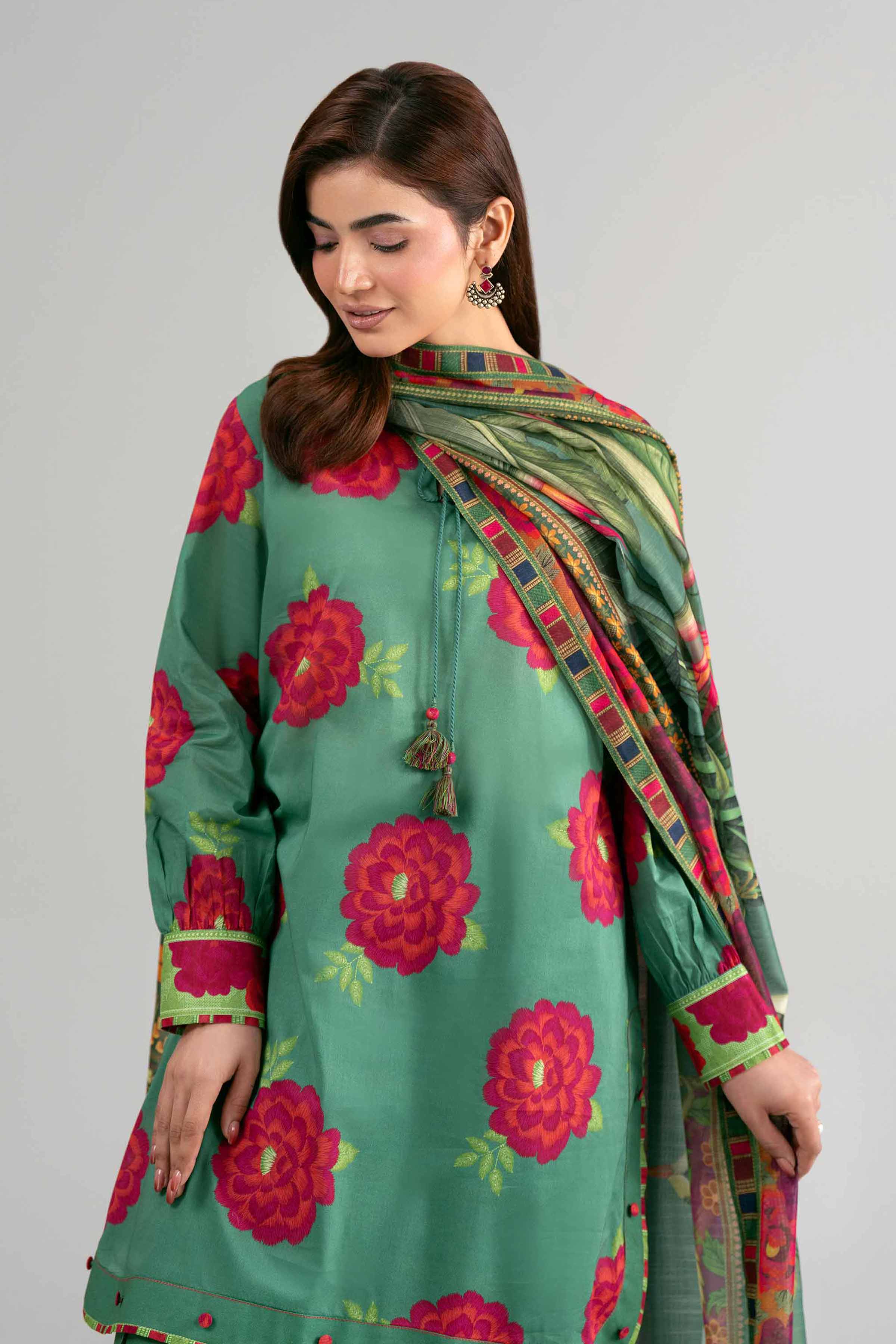 3 Piece - Digital Printed Suit - 42601484