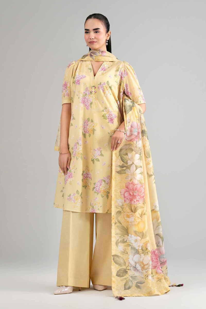3 Piece - Digital Printed Suit - 42601492