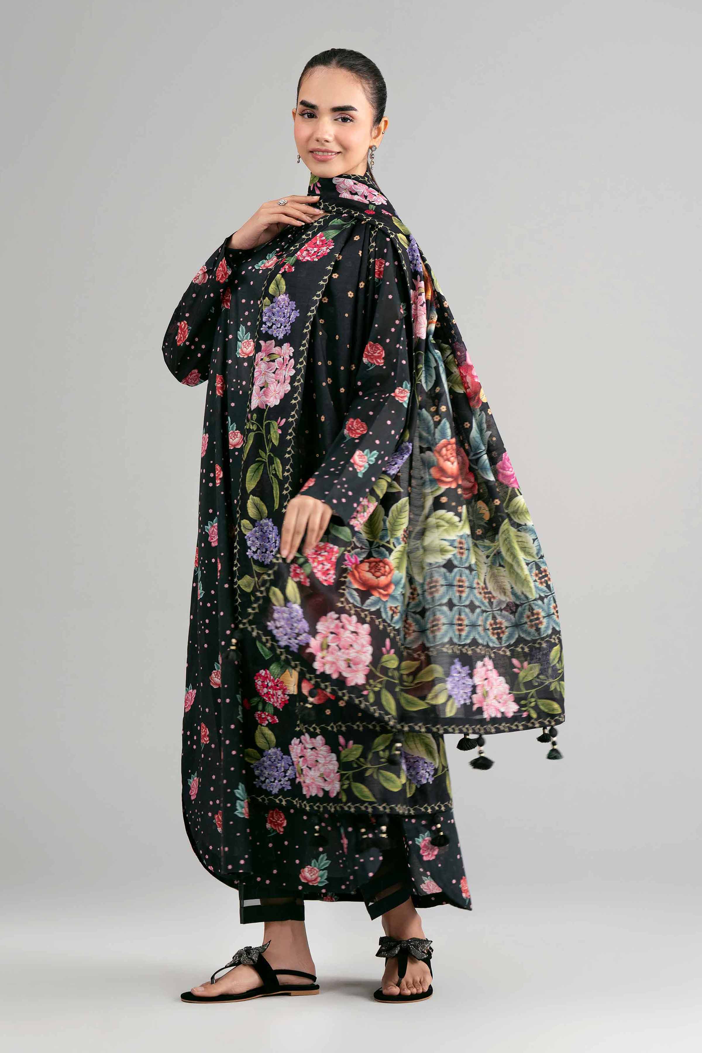 3 Piece - Digital Printed Suit - 42601494