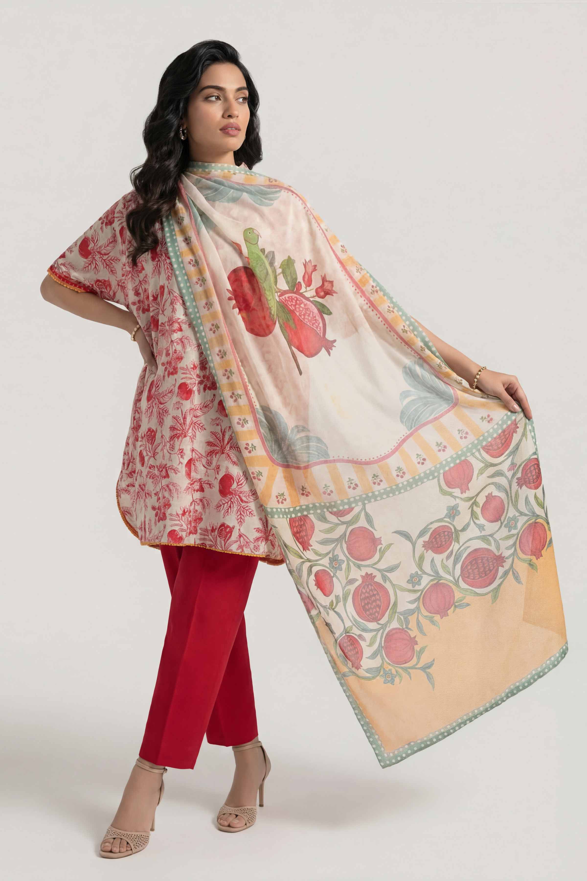 3 Piece - Digital Printed Suit - 42601499