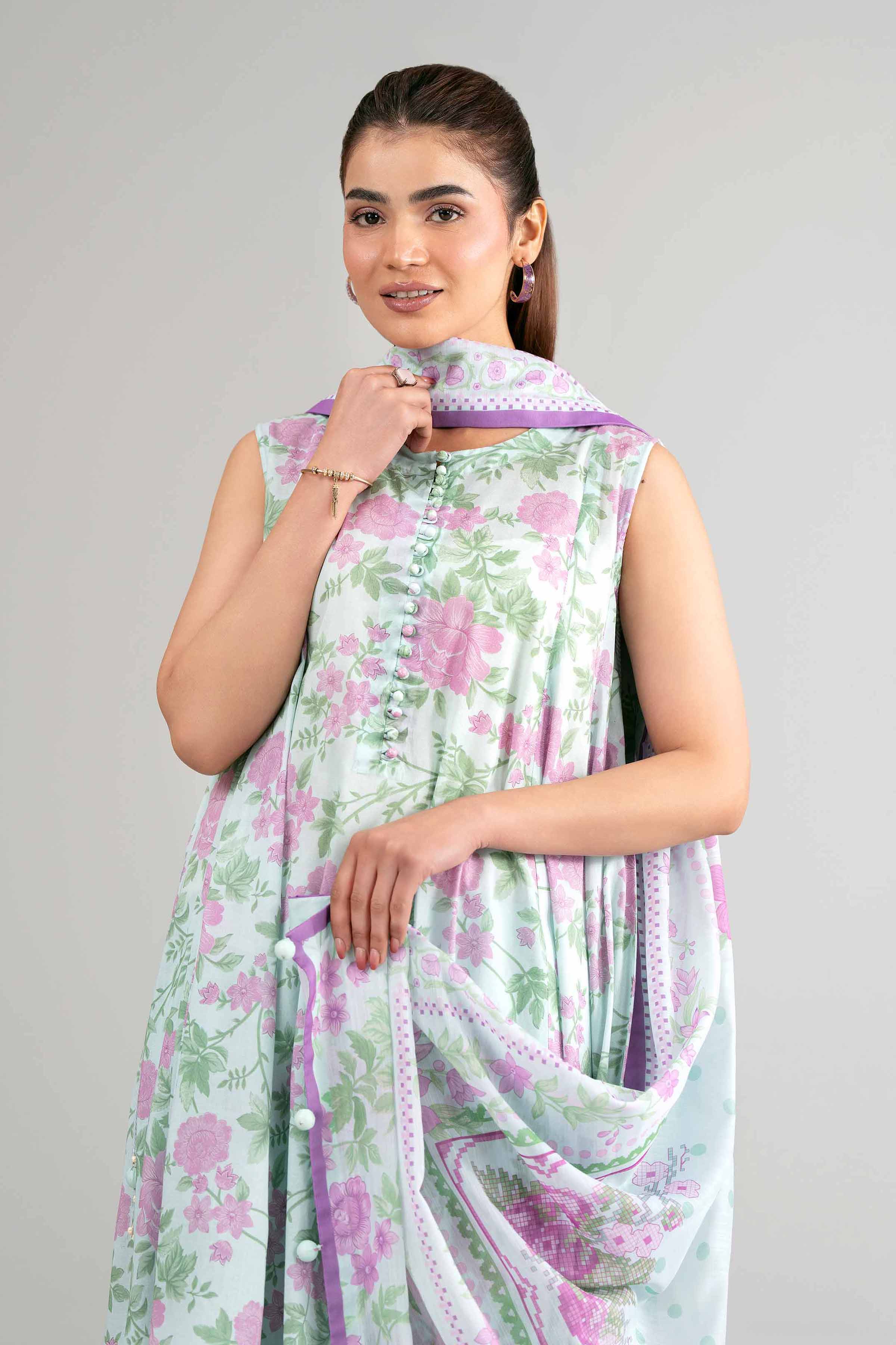 3 Piece - Digital Printed Suit - 42601503