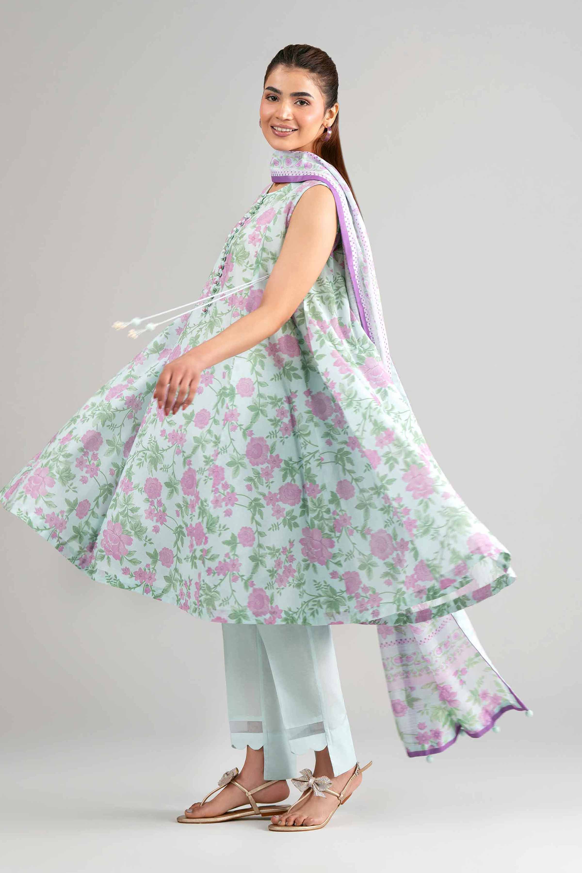 3 Piece - Digital Printed Suit - 42601503