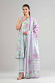 3 Piece Embroidered Zari Net Suit