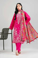 3 Piece Embroidered Silk Suit