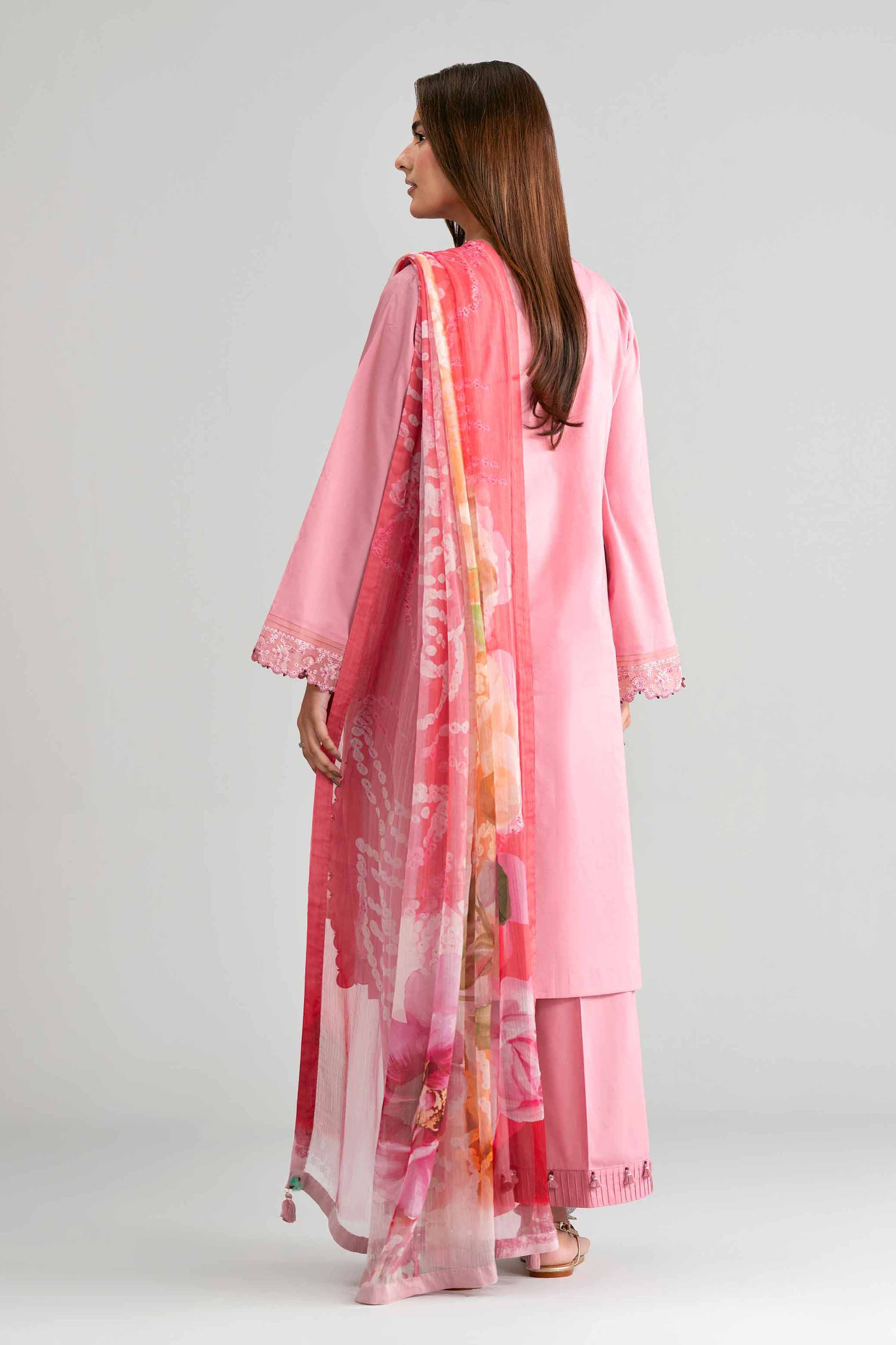 3 Piece - Digital Printed Embroidered Suit - 42601544