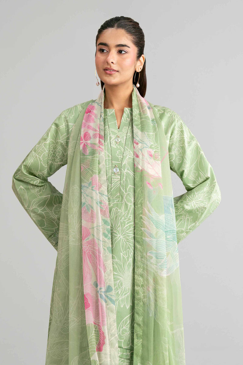 3 Piece - Digital Printed Suit - 42601576