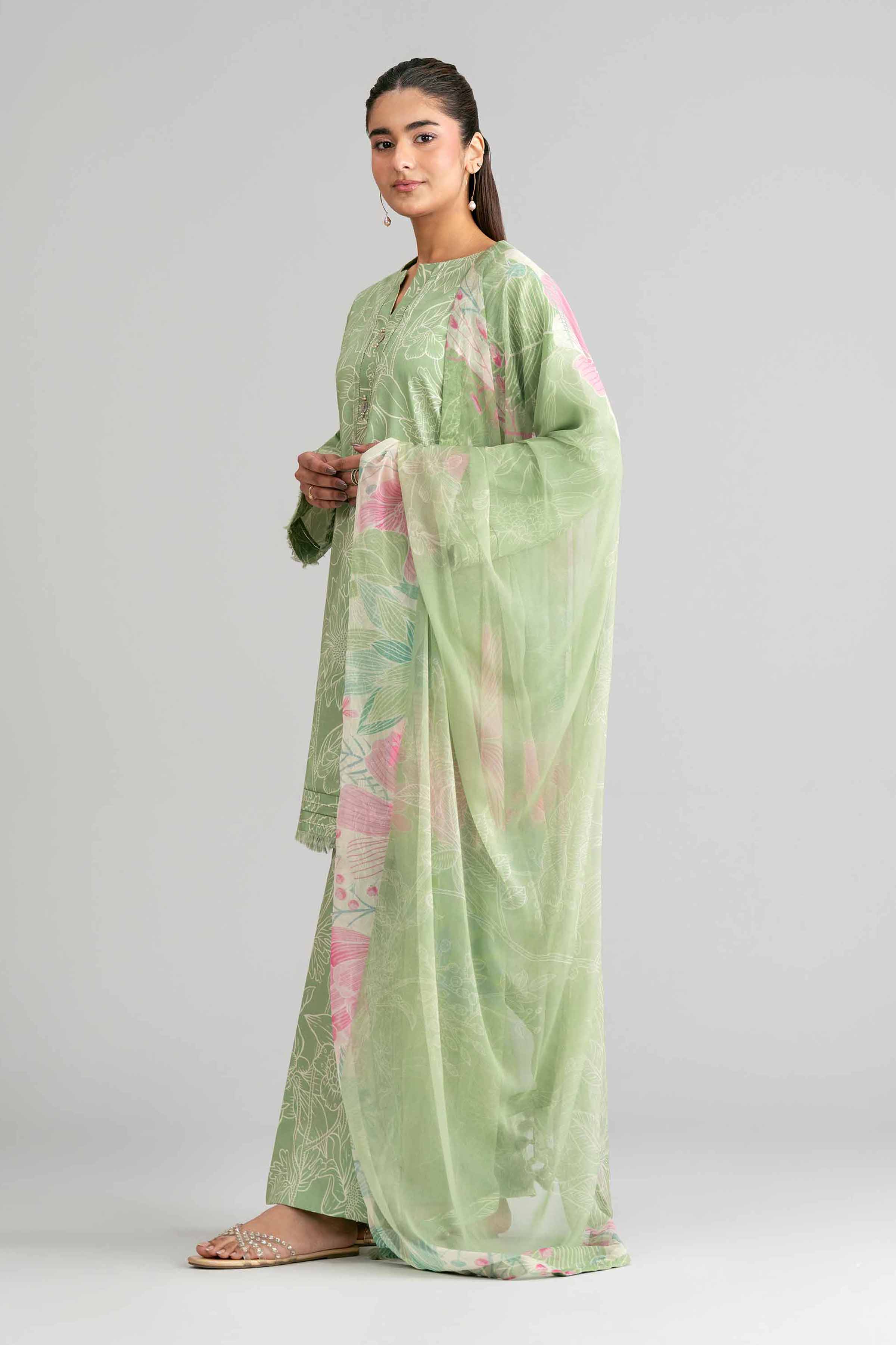 3 Piece - Digital Printed Suit - 42601576