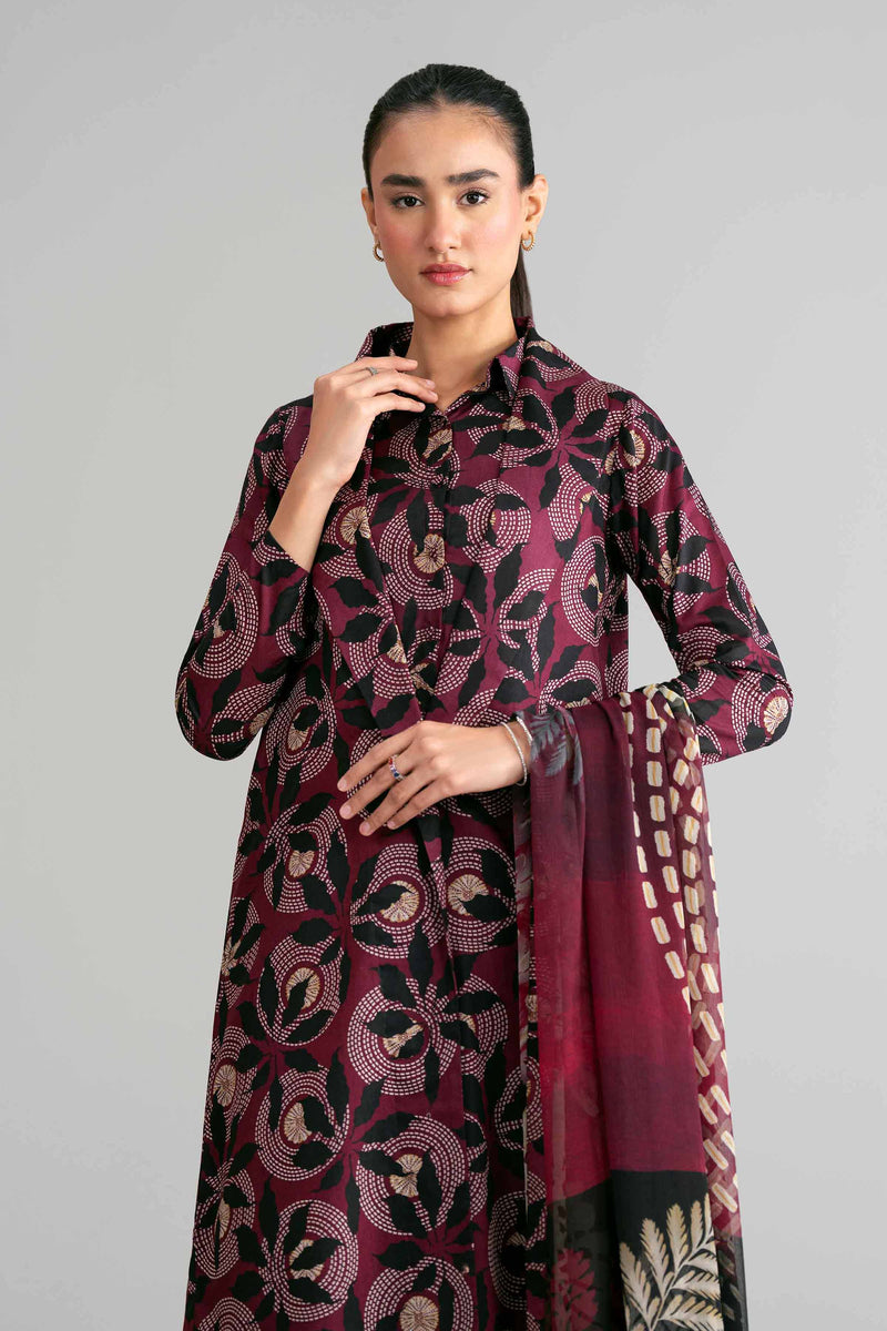 3 Piece - Digital Printed Suit - 42601577