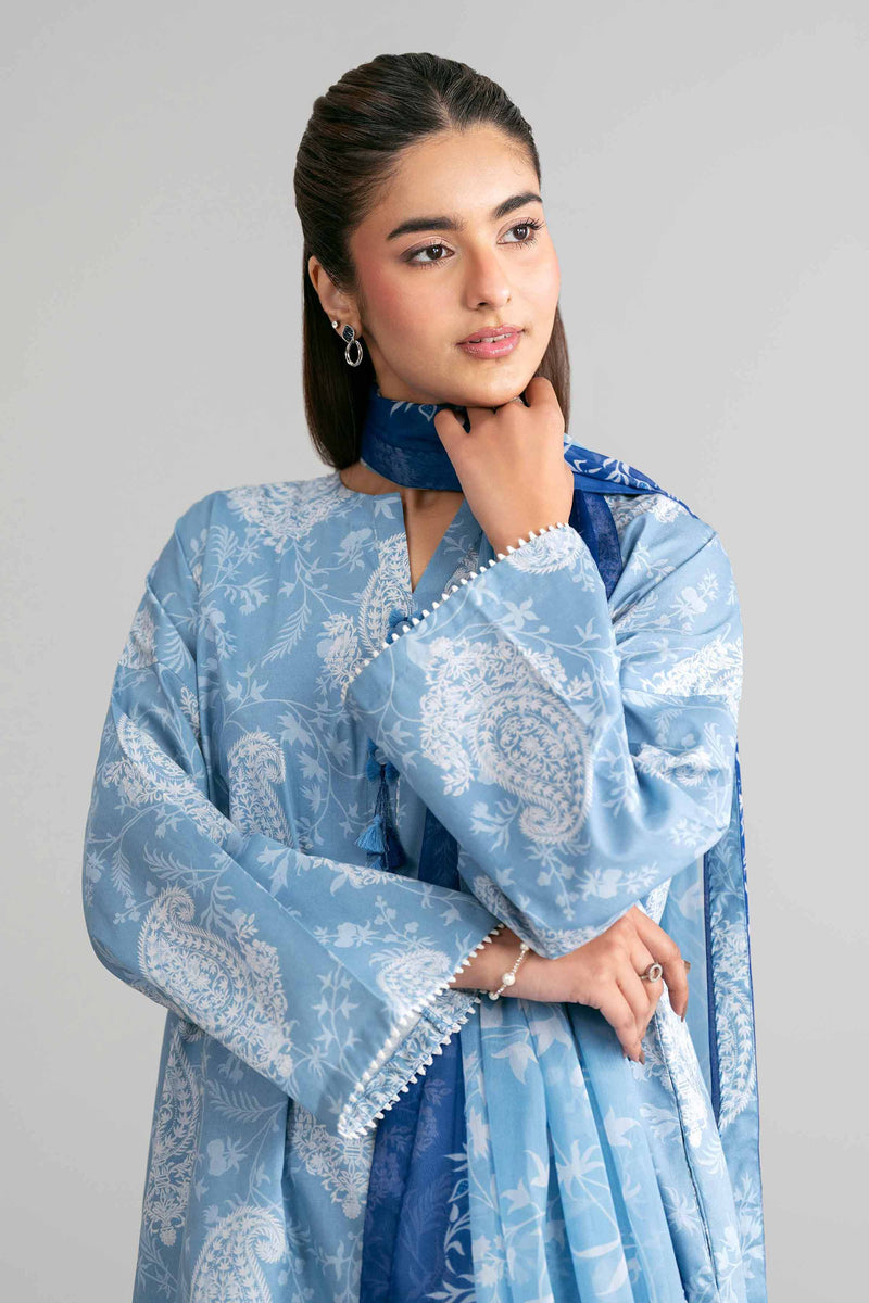 3 Piece - Digital Printed Suit - 42601581