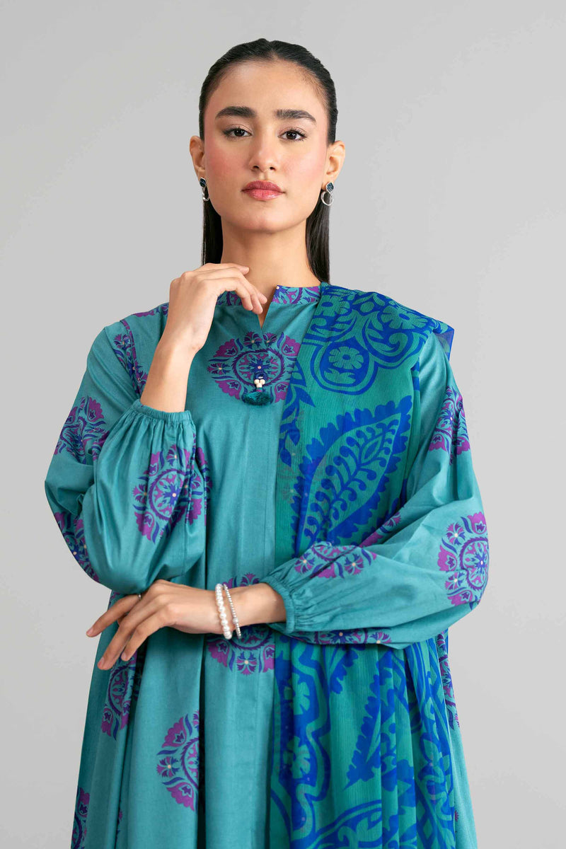 3 Piece - Digital Printed Suit - 42601583
