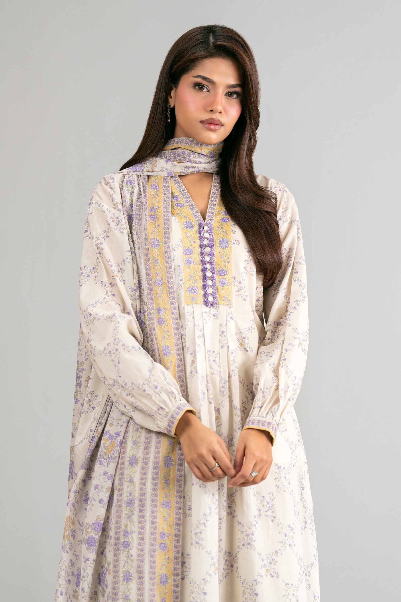 3 Piece Embroidered Velvet Suit