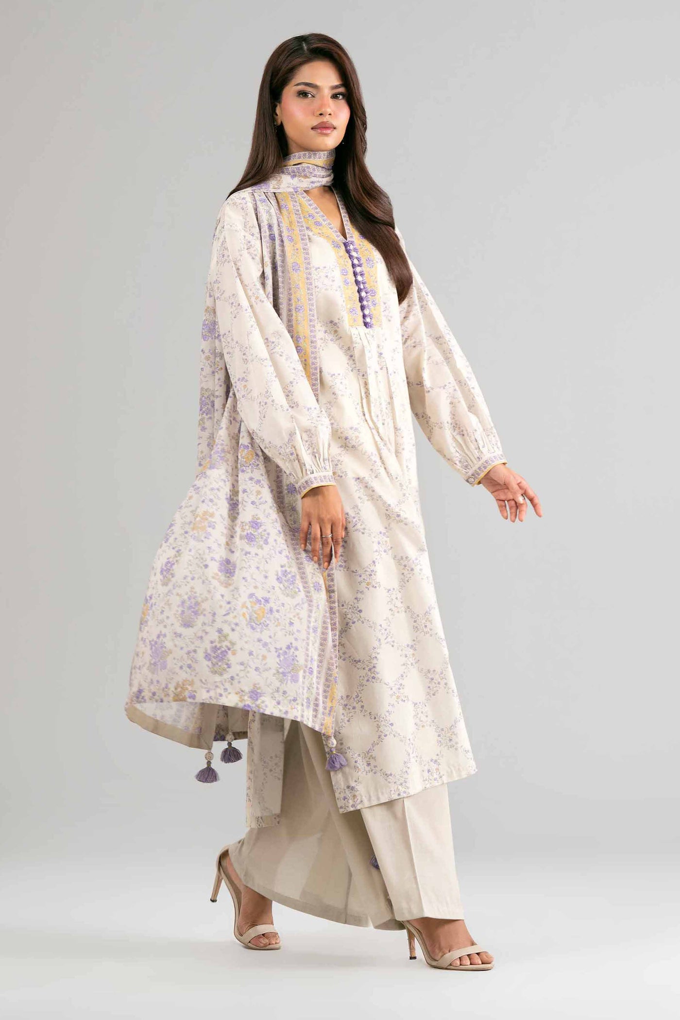 3 Piece Embroidered Velvet Suit