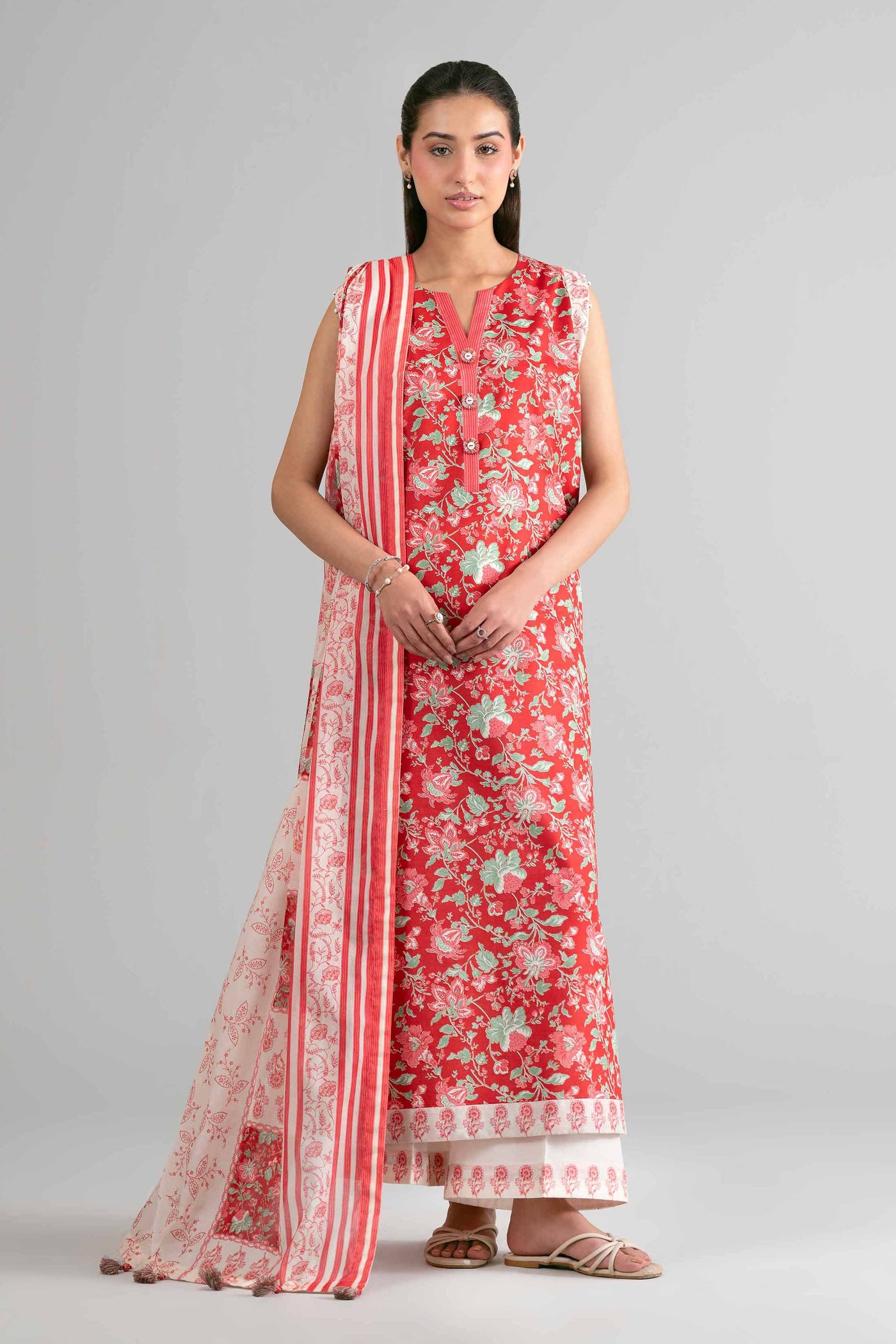 Nova Yarn Dyed Khaddar Kurta