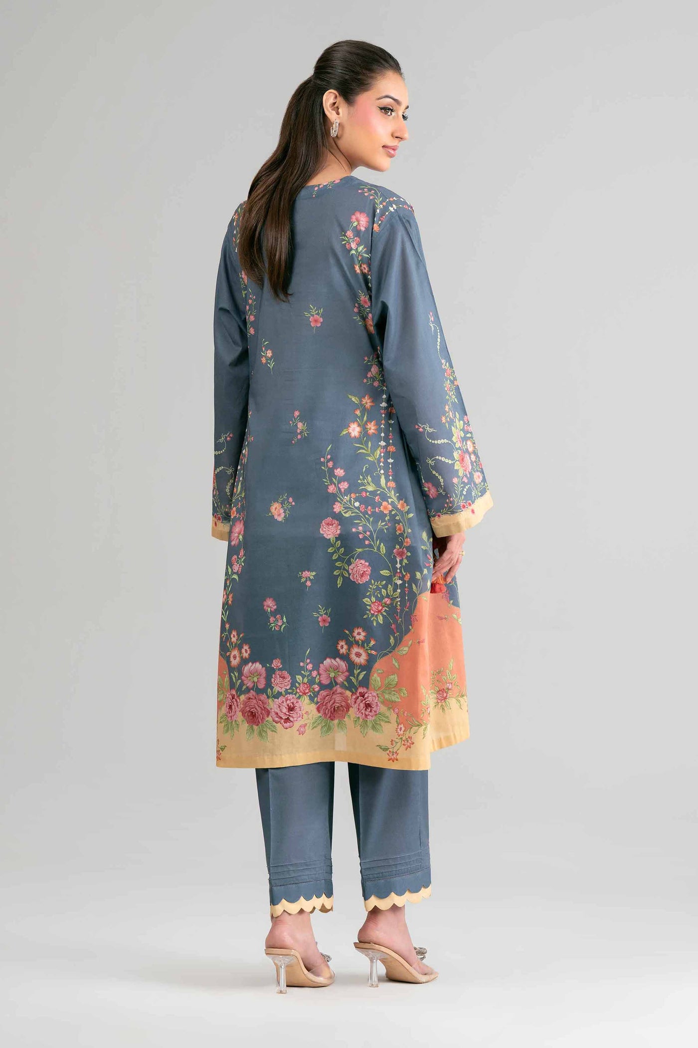 Embroidered Blended Kurta