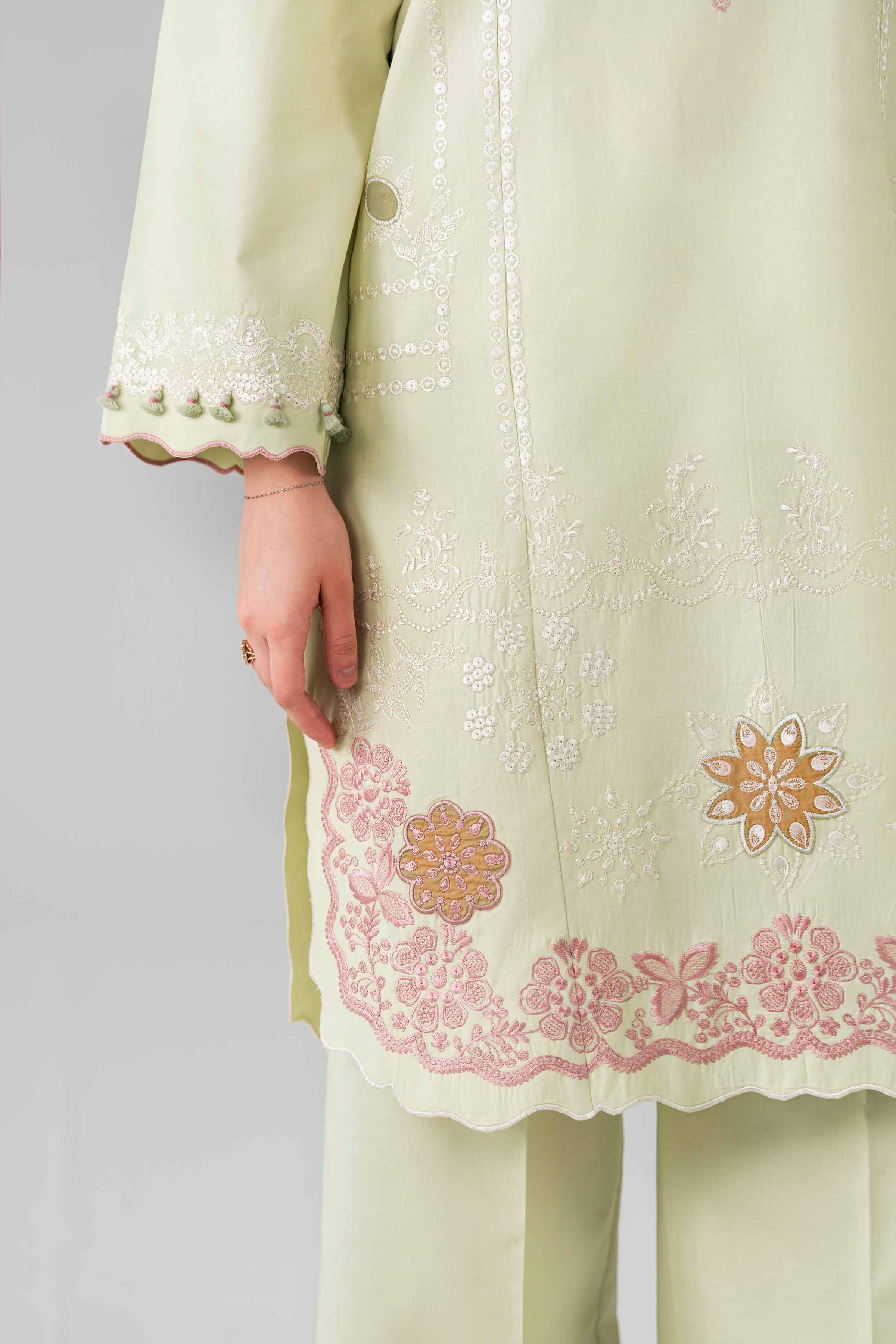 2 Piece - Embroidered Suit - 42601642