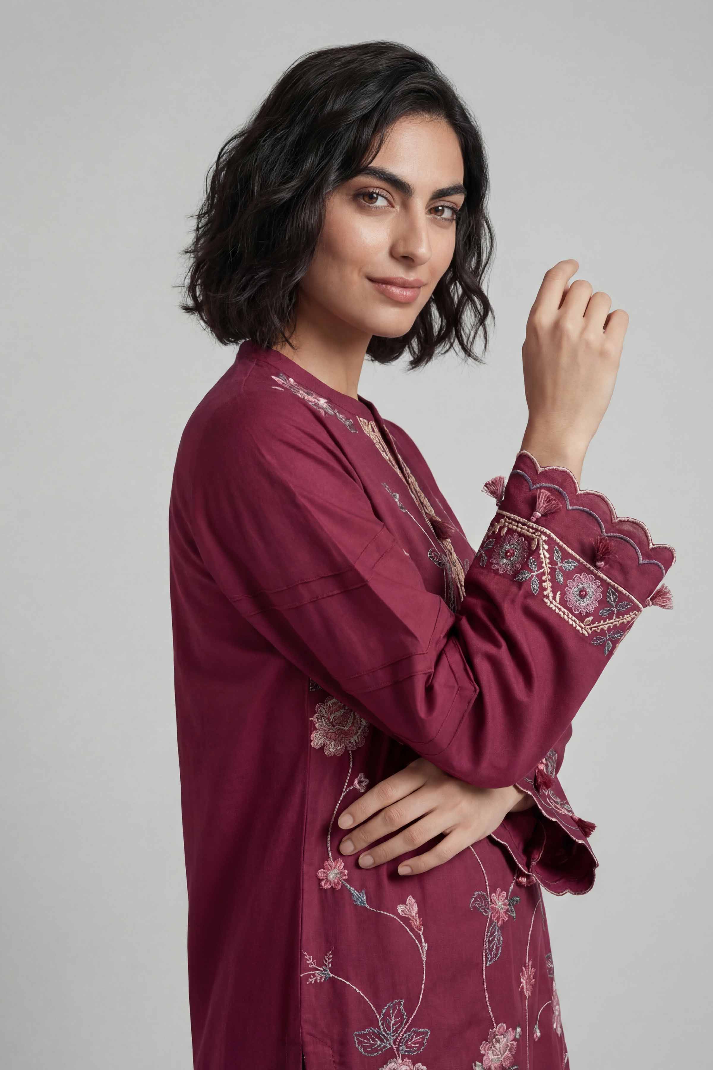 2 Piece - Embroidered Suit - 42601643