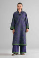 3 Piece Unstitched Embroidered Raw Silk Suit