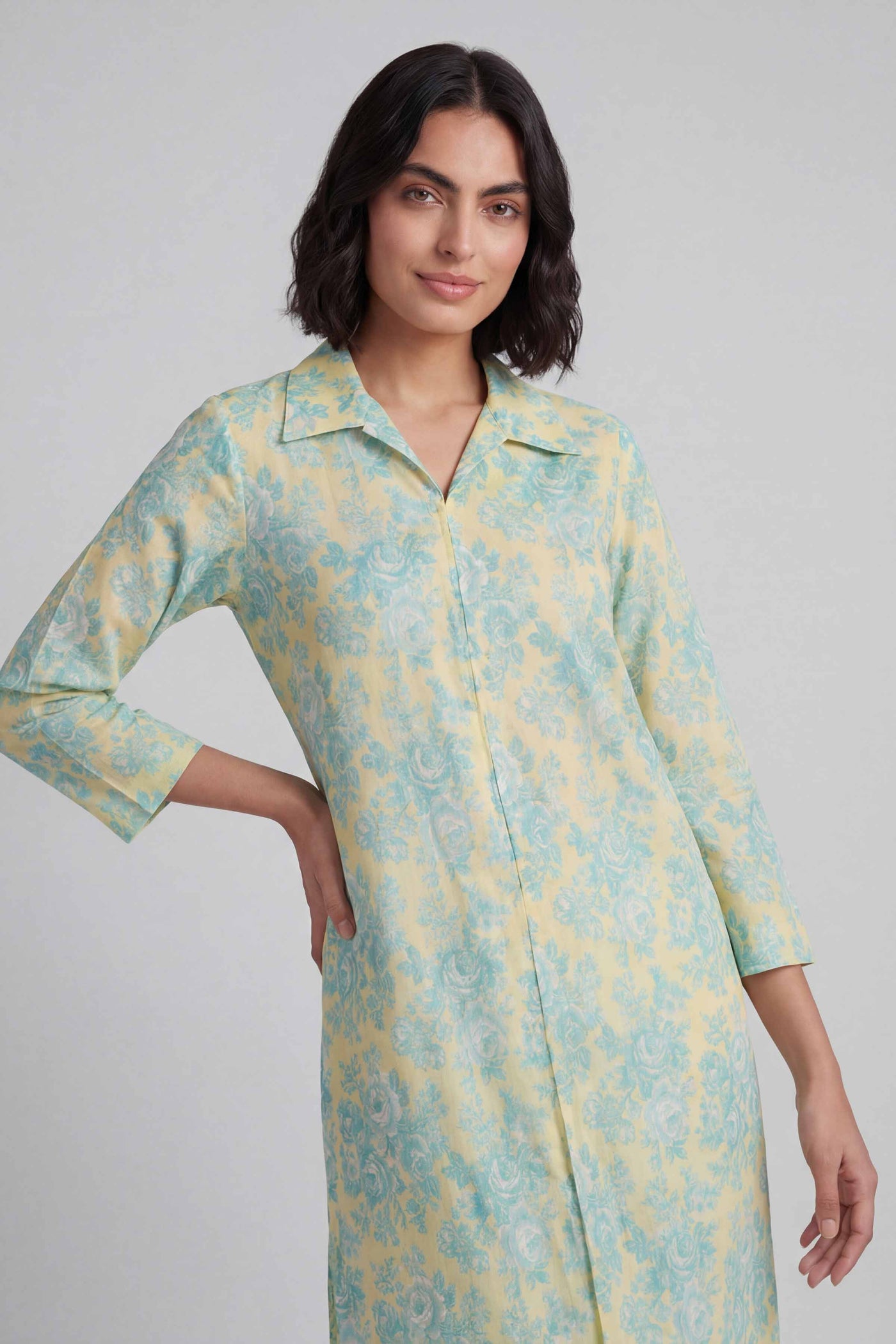 3 Piece Embellished Net Suit
