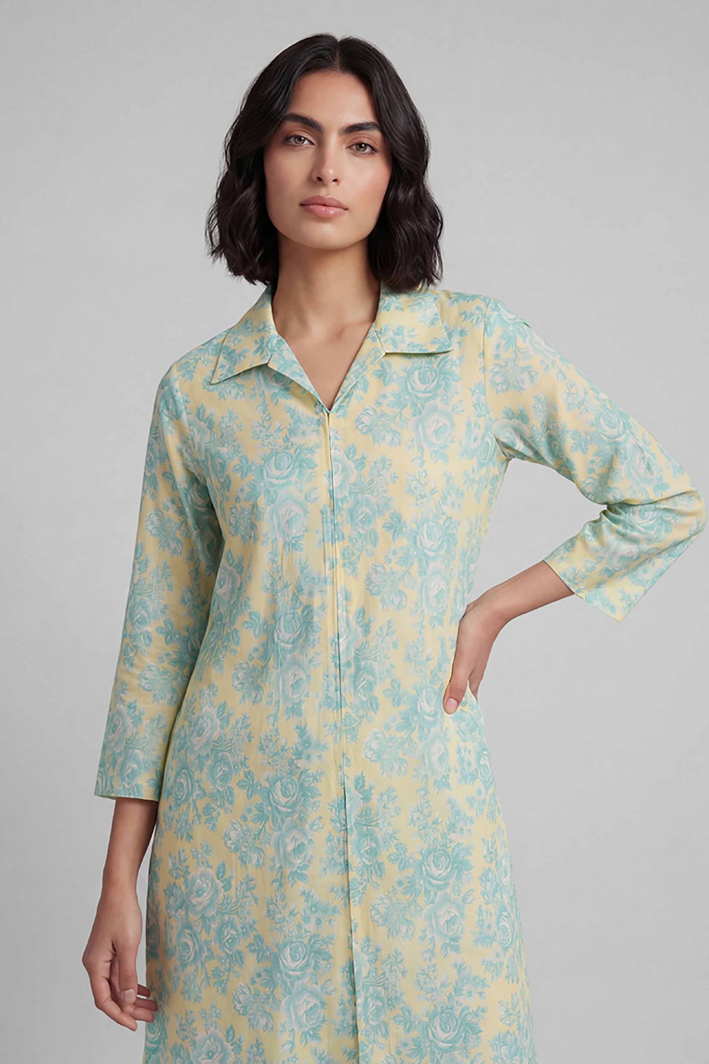 3 Piece Embellished Net Suit