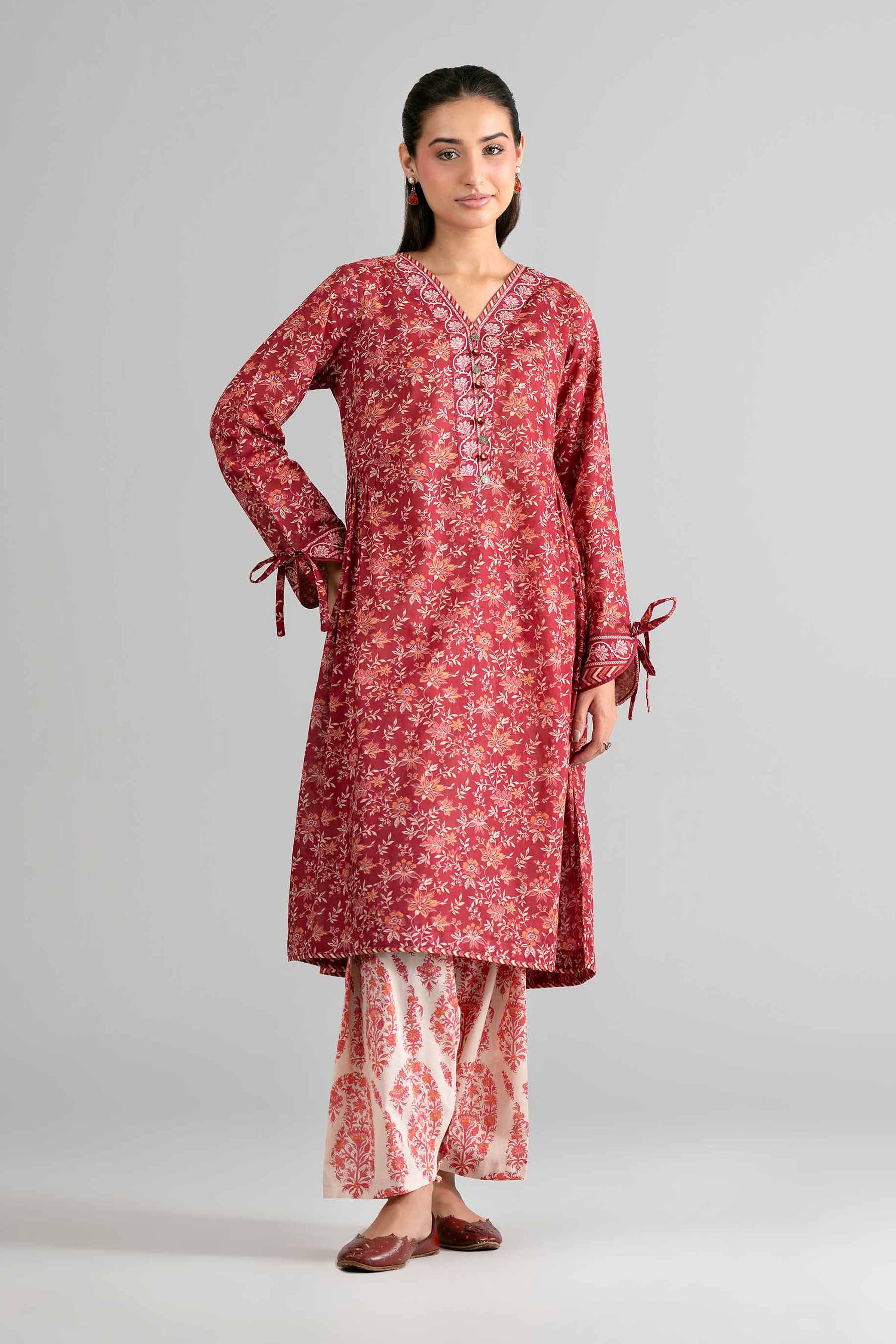 3 Piece Embroidered Khaddar Suit