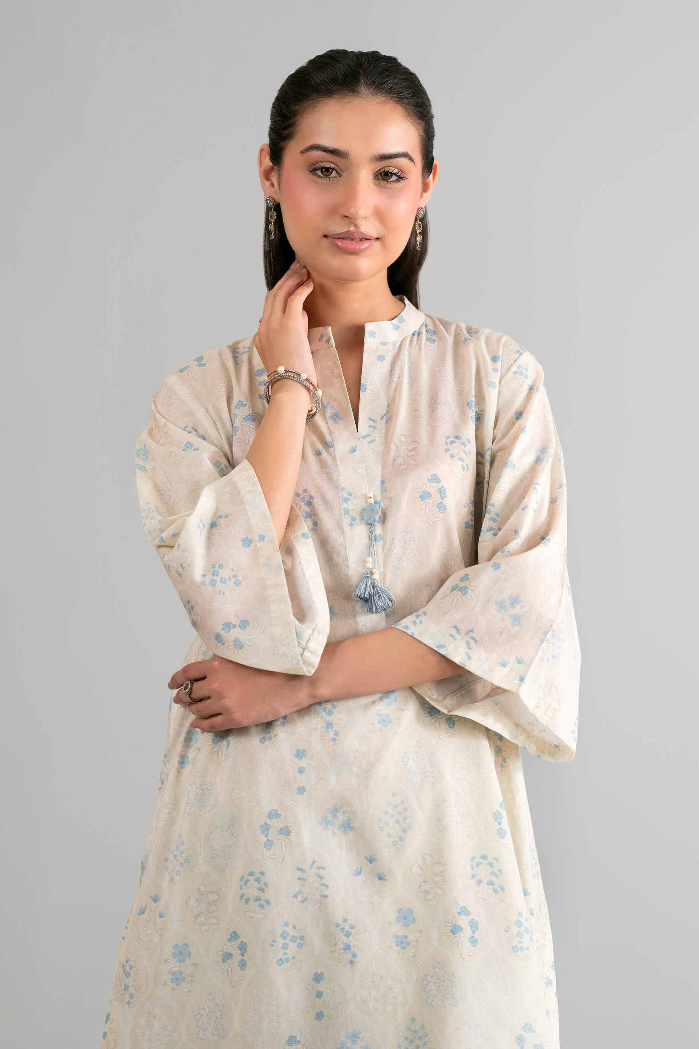 3 Piece Embroidered Filament Viscose Suit