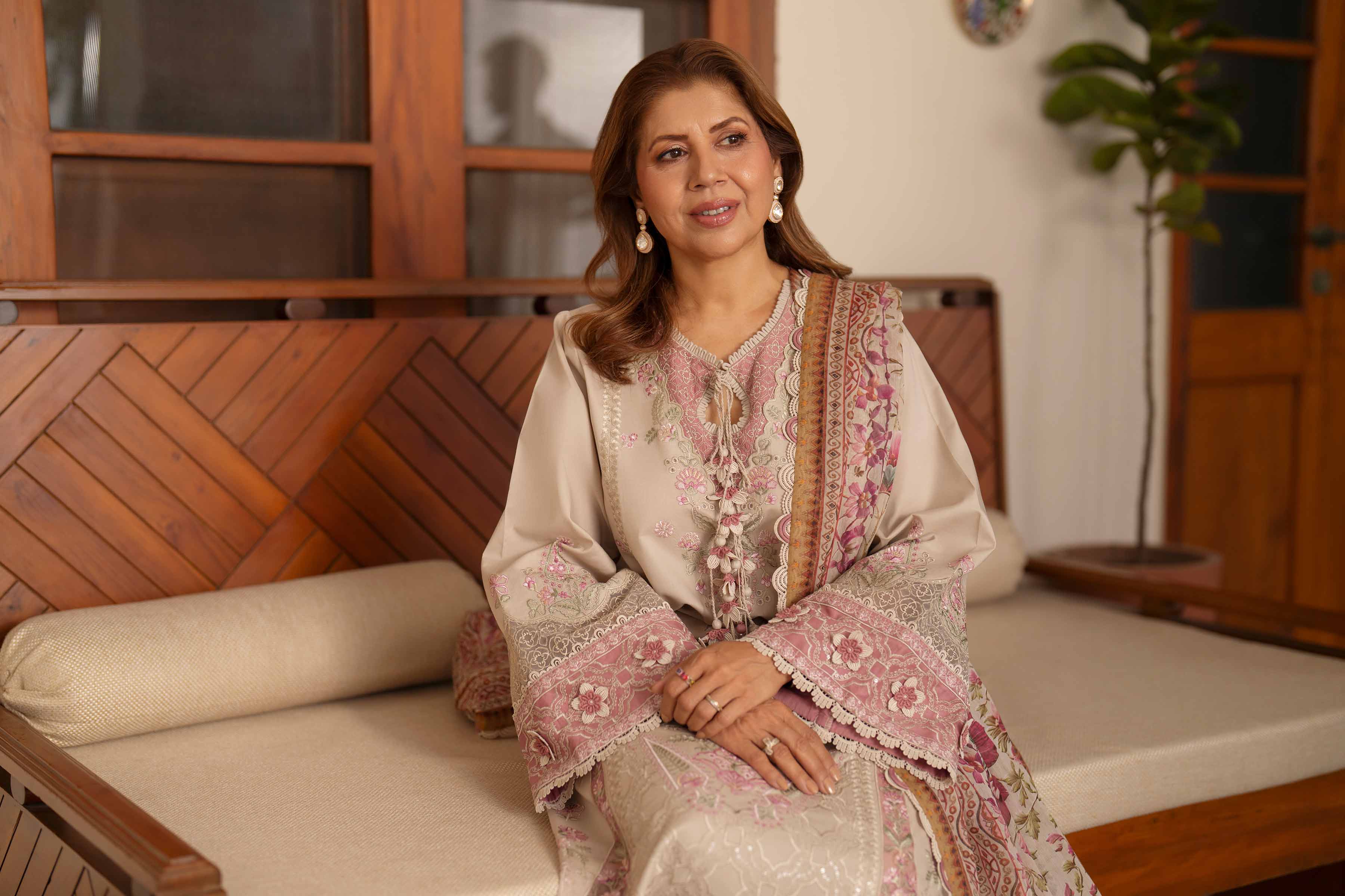 3 Piece - Digital Printed Embroidered Suit - 42601690