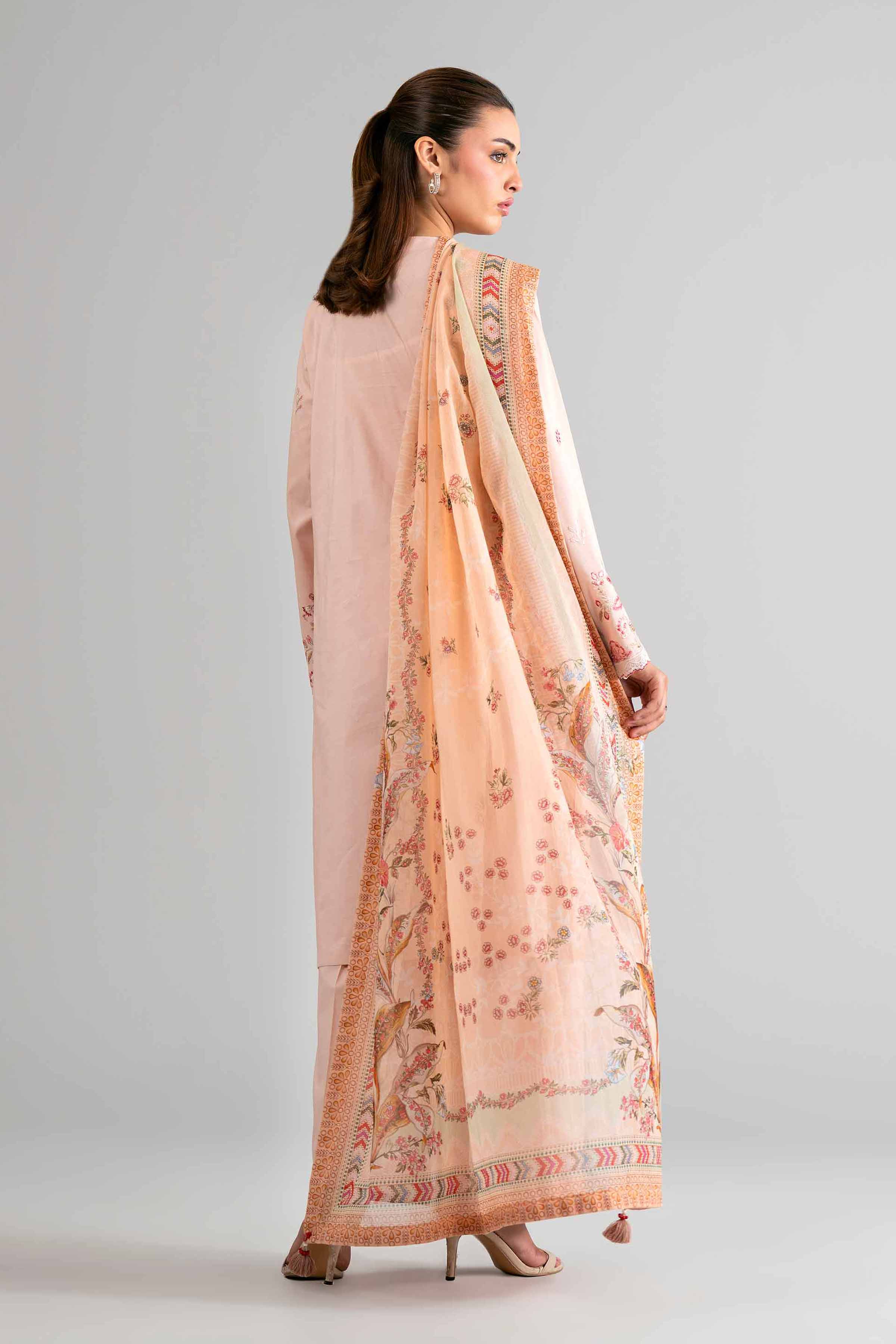 3 Piece - Digital Printed Embroidered Suit - 42601713