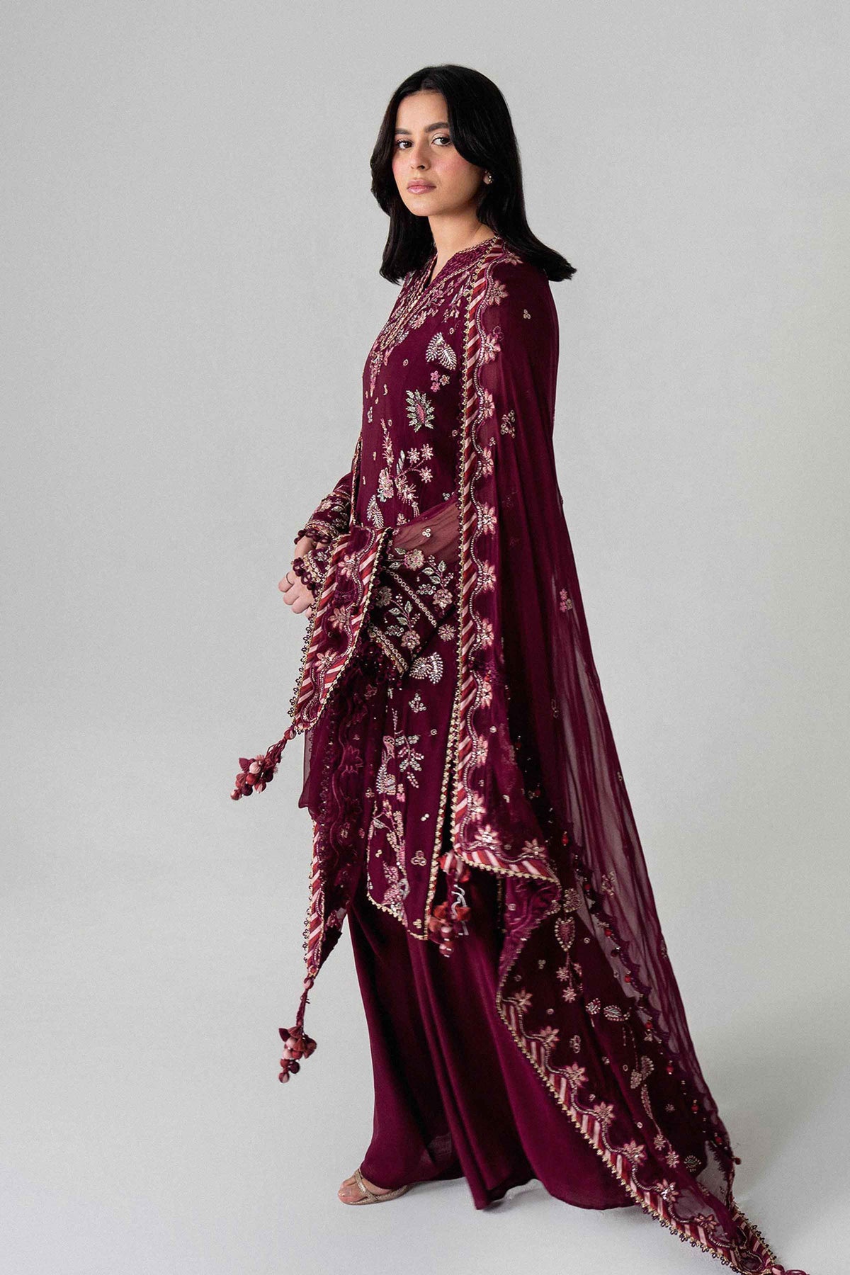 3 Piece - Embroidered Suit - 42601715