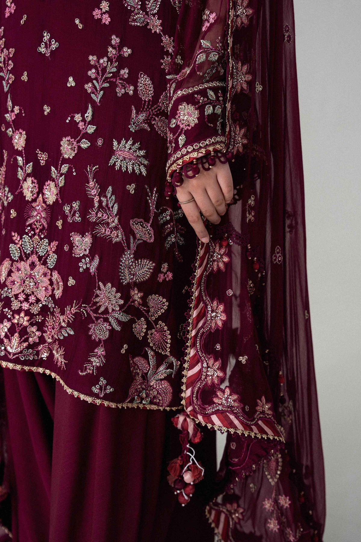 3 Piece - Embroidered Suit - 42601715