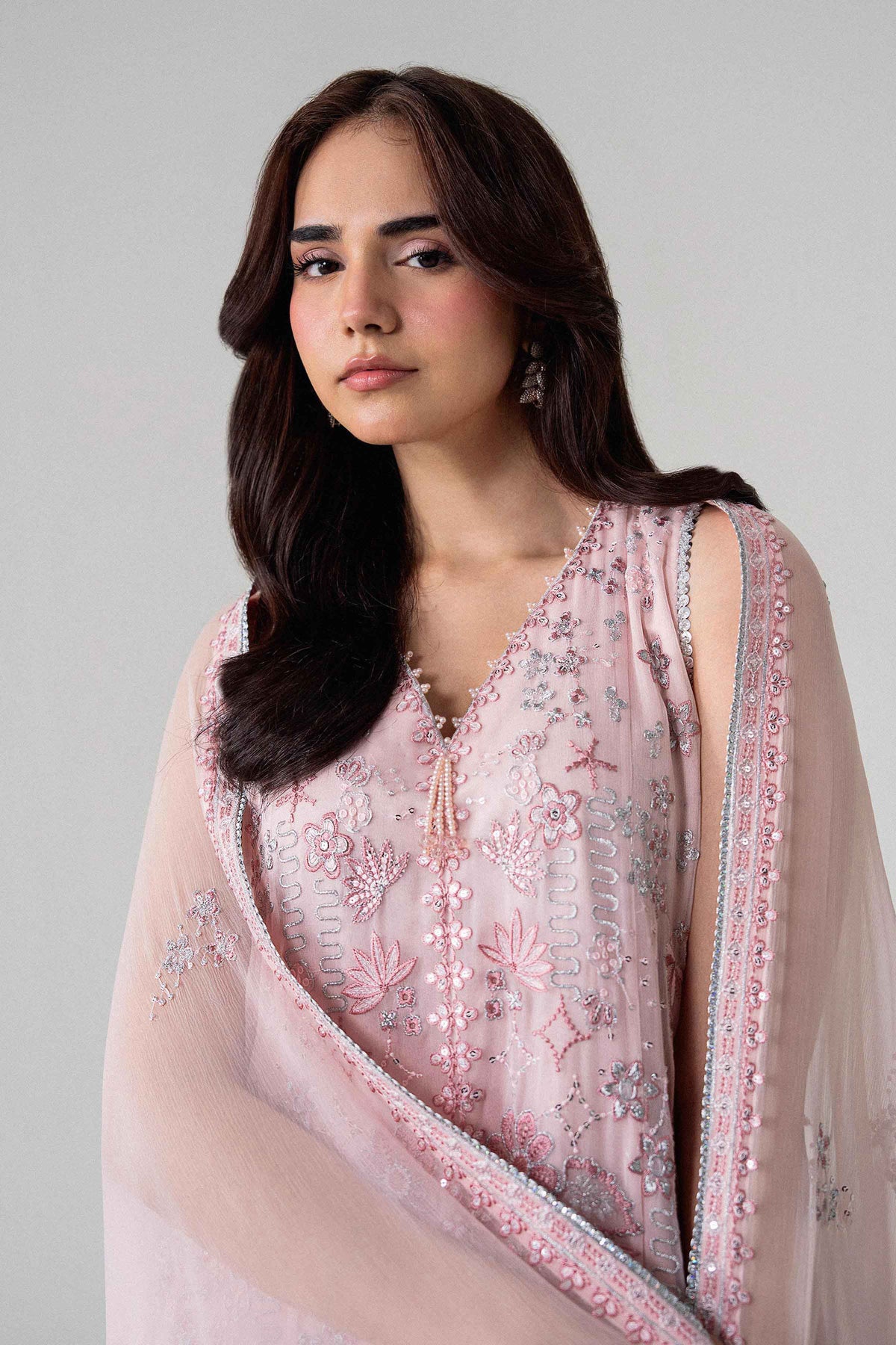 3 Piece - Embroidered Suit - 42601717