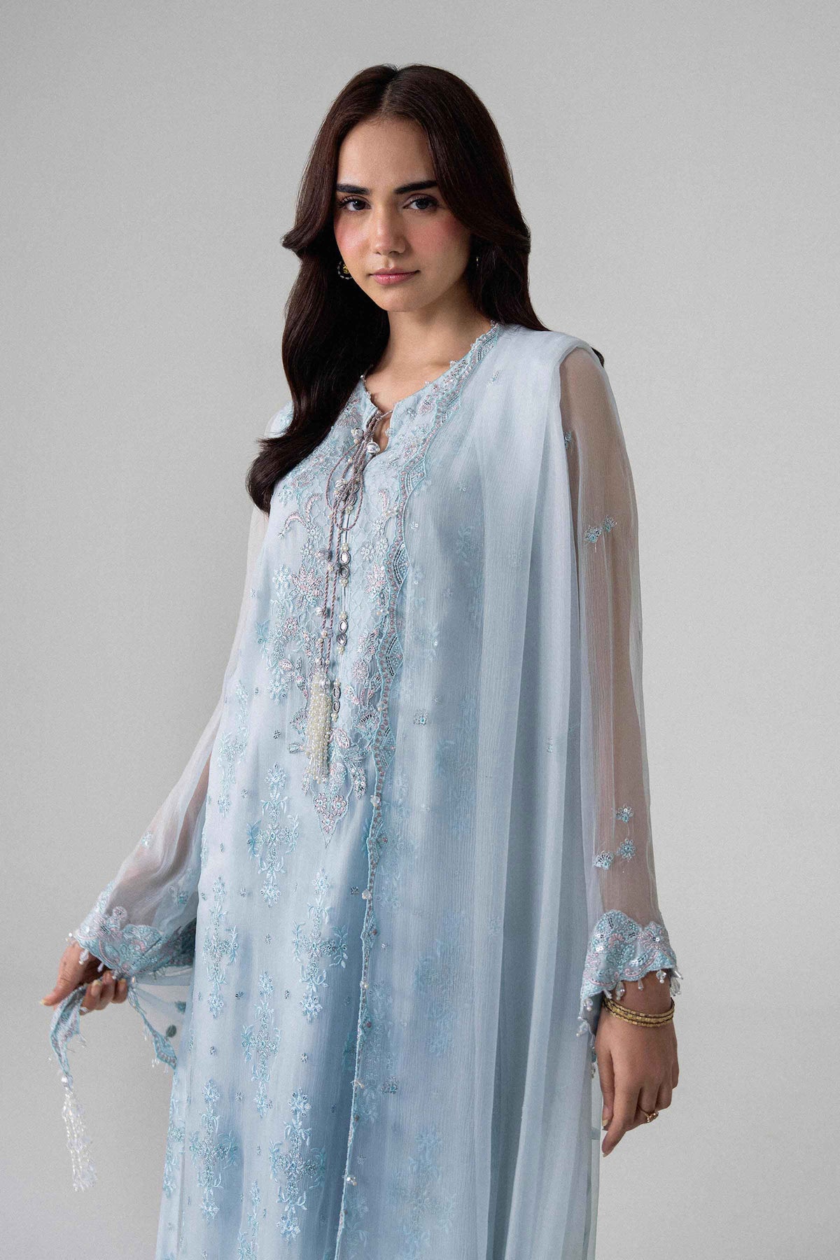 3 Piece - Embroidered Suit - 42601718