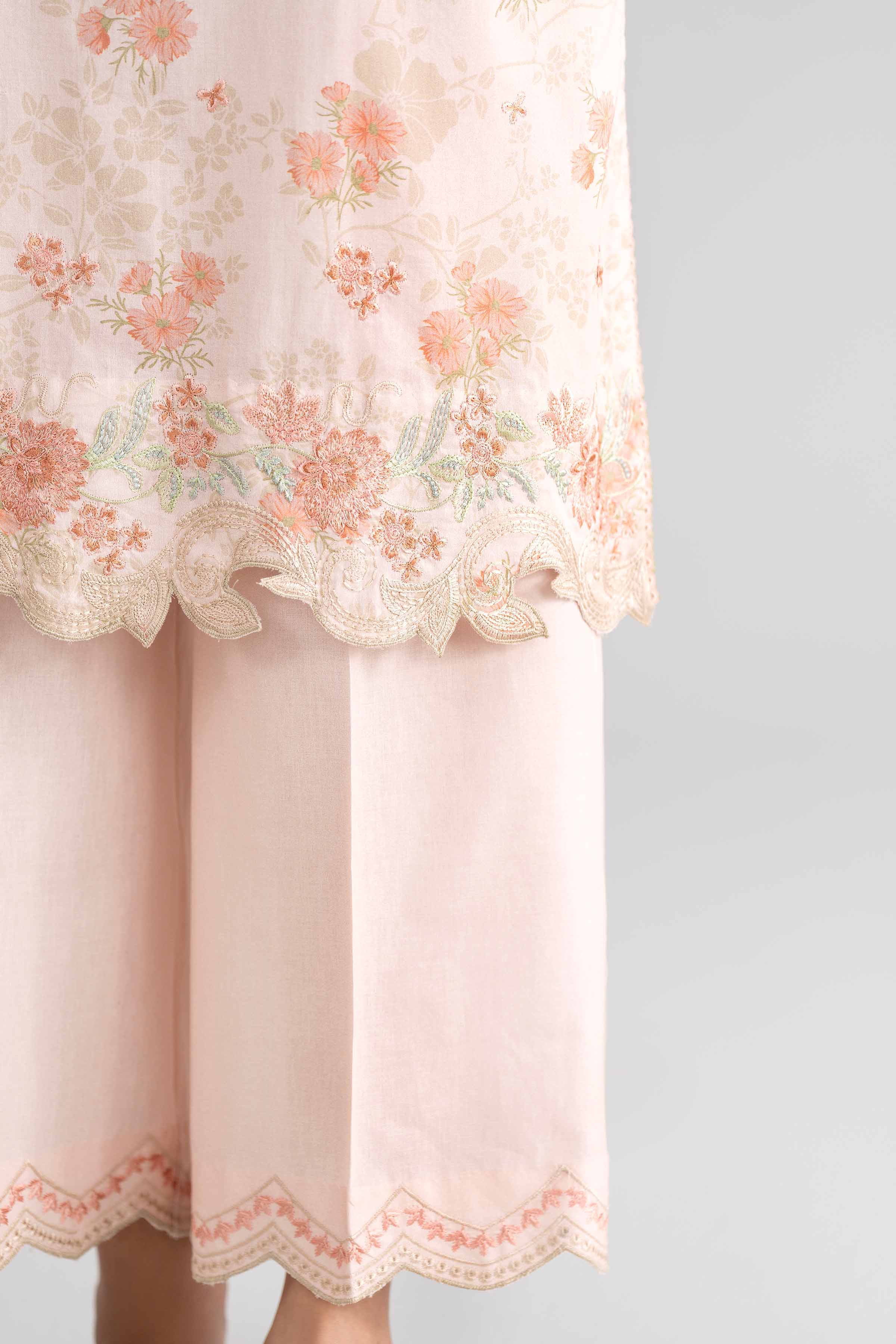 3 Piece - Digital Printed Embroidered Suit - 42601741