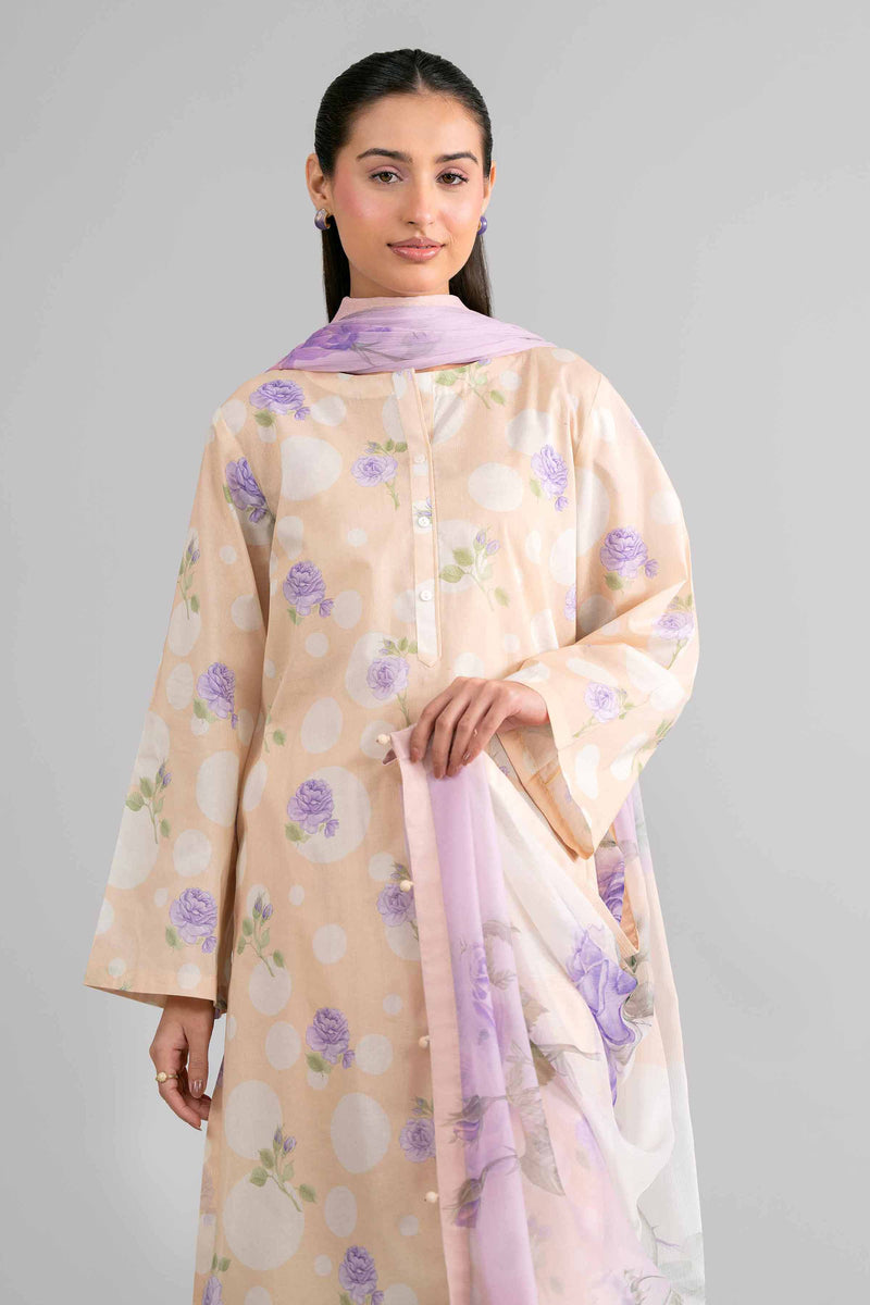 3 Piece - Digital Printed Suit - 42601762