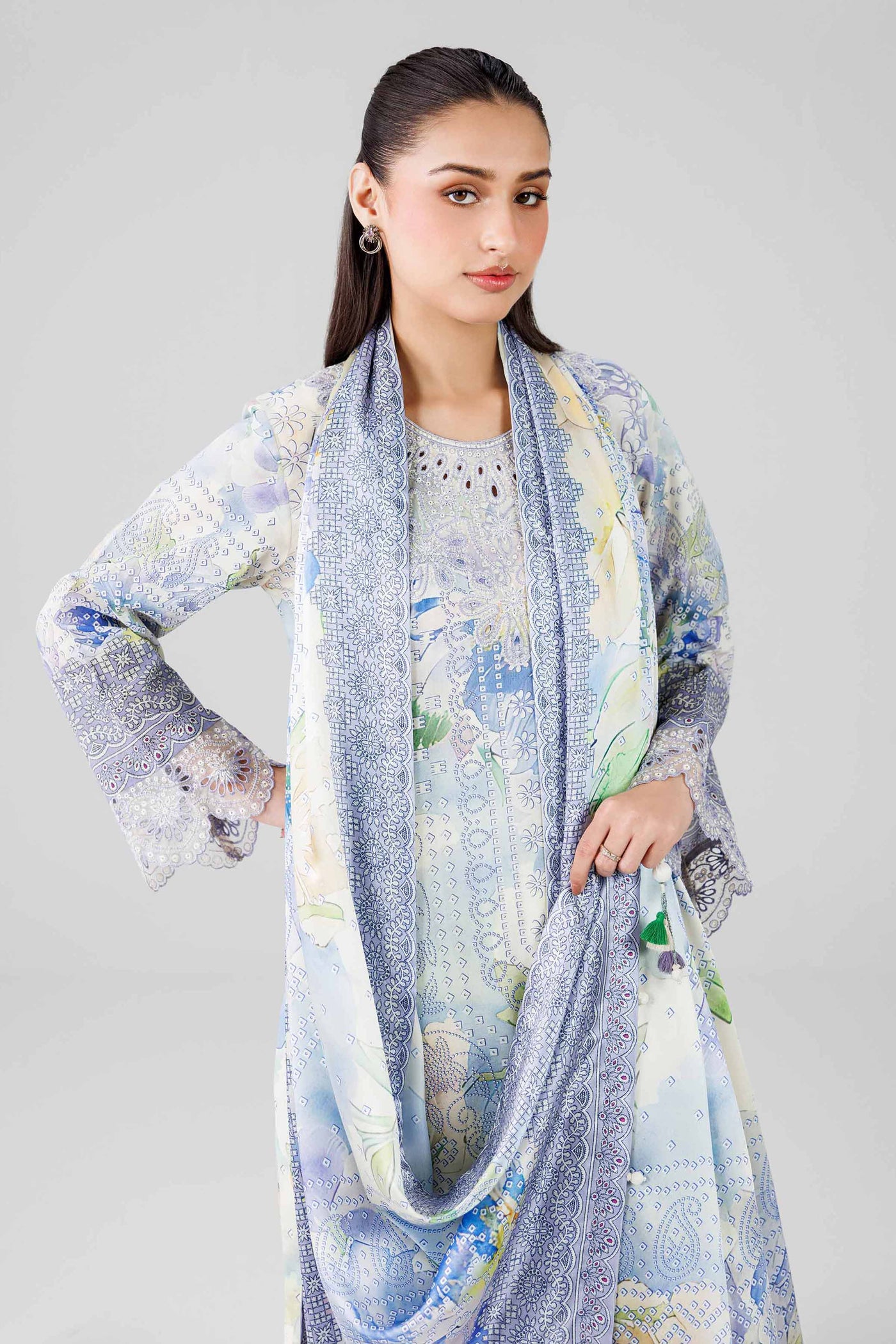 Embellished Net Fabric (1Pc) | LF-CH25-11