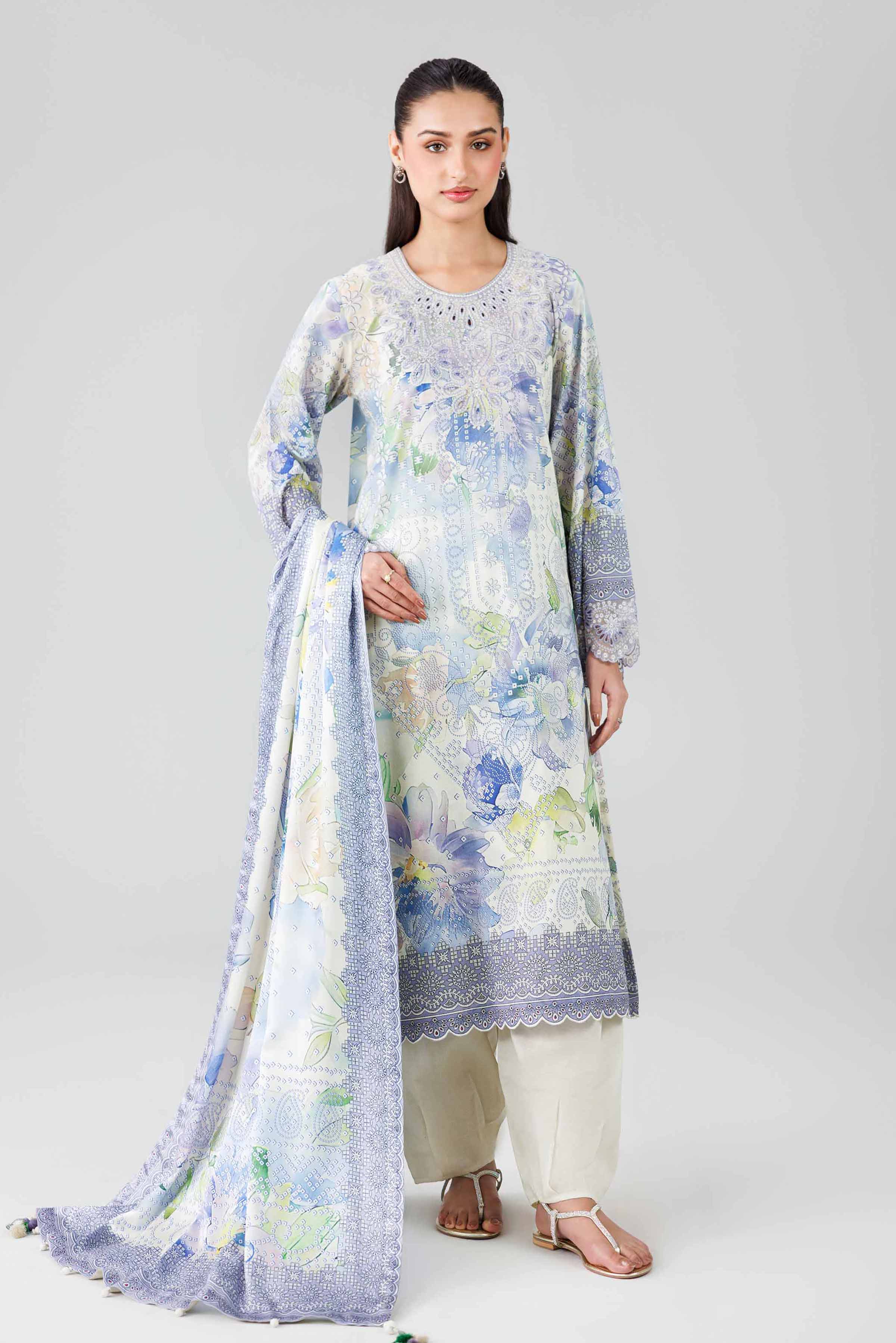Embellished Net Fabric (1Pc) | LF-CH25-11