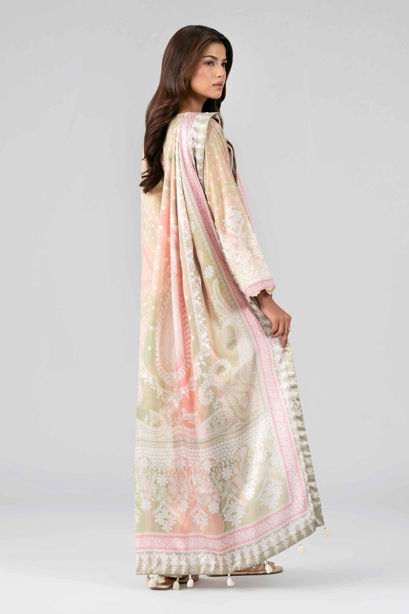 Embellished Velvet Fabric (1Pc) | LF-CH25-07